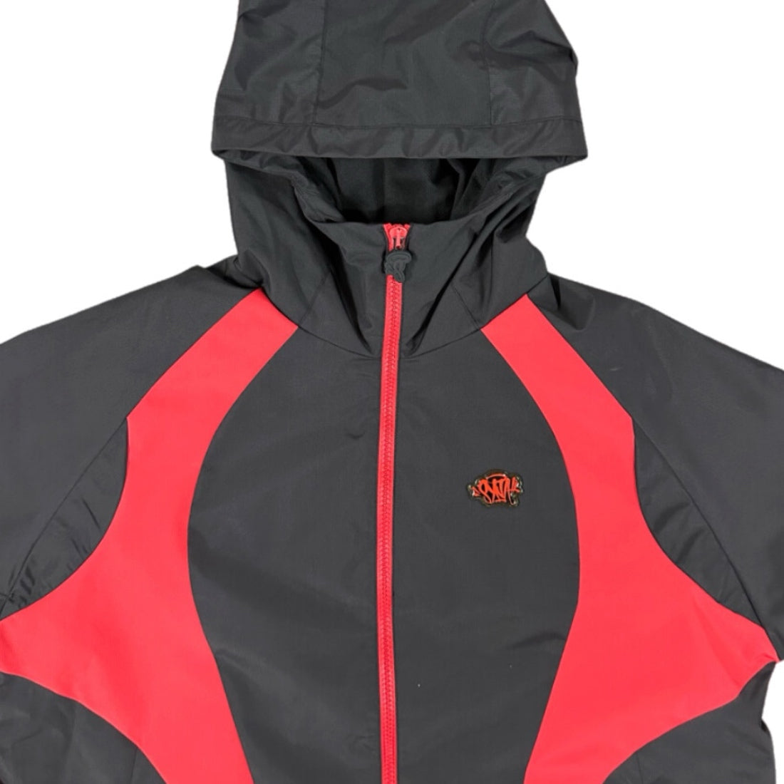 Syna World Logo Vortex Woven Jacket - Black/Red