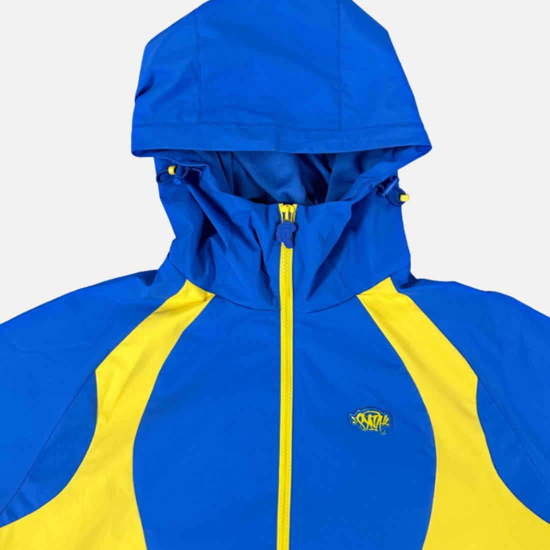 Syna World Logo Vortex Woven Jacket - Blue/Yellow