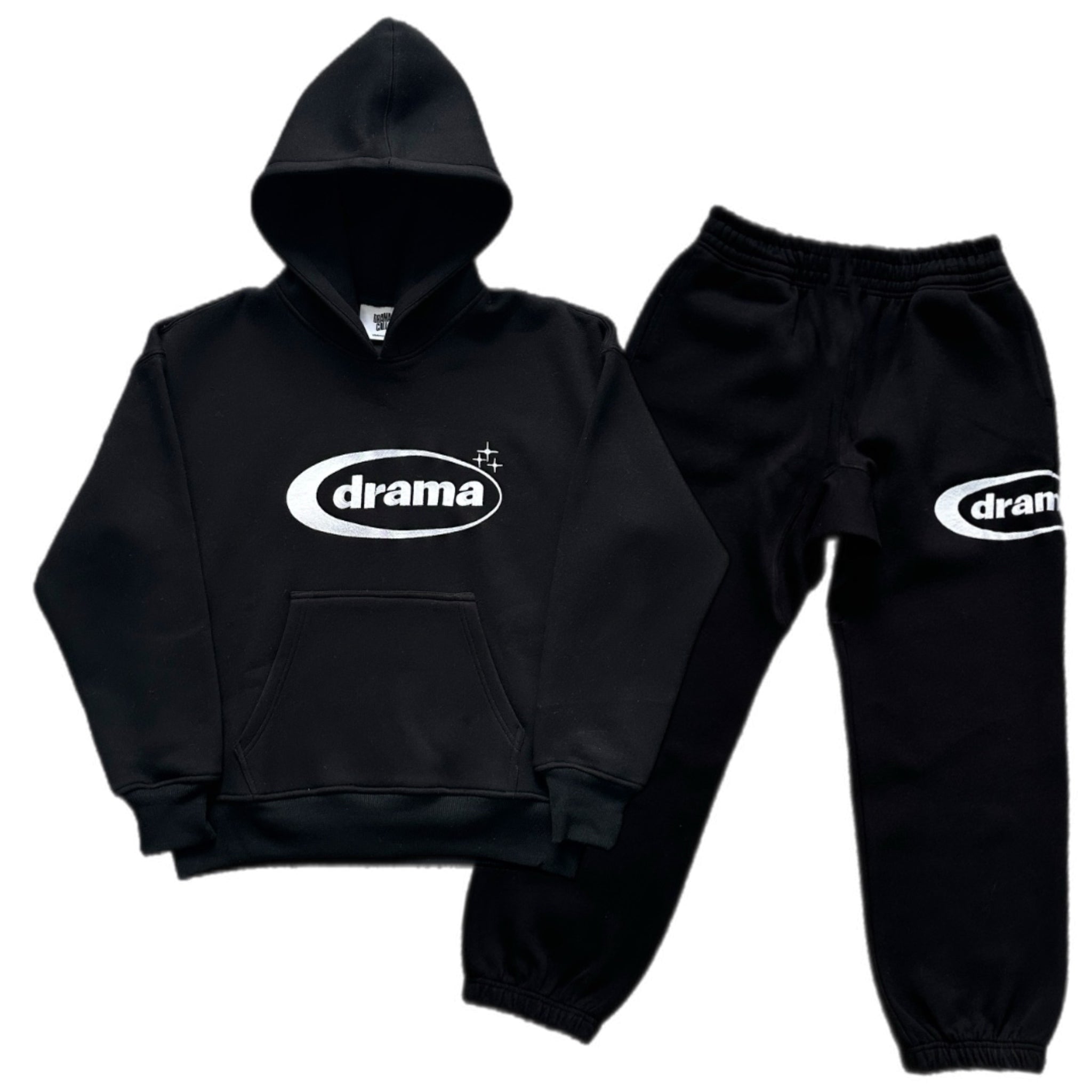 Drama Call Oval Tracksuit - Black/White