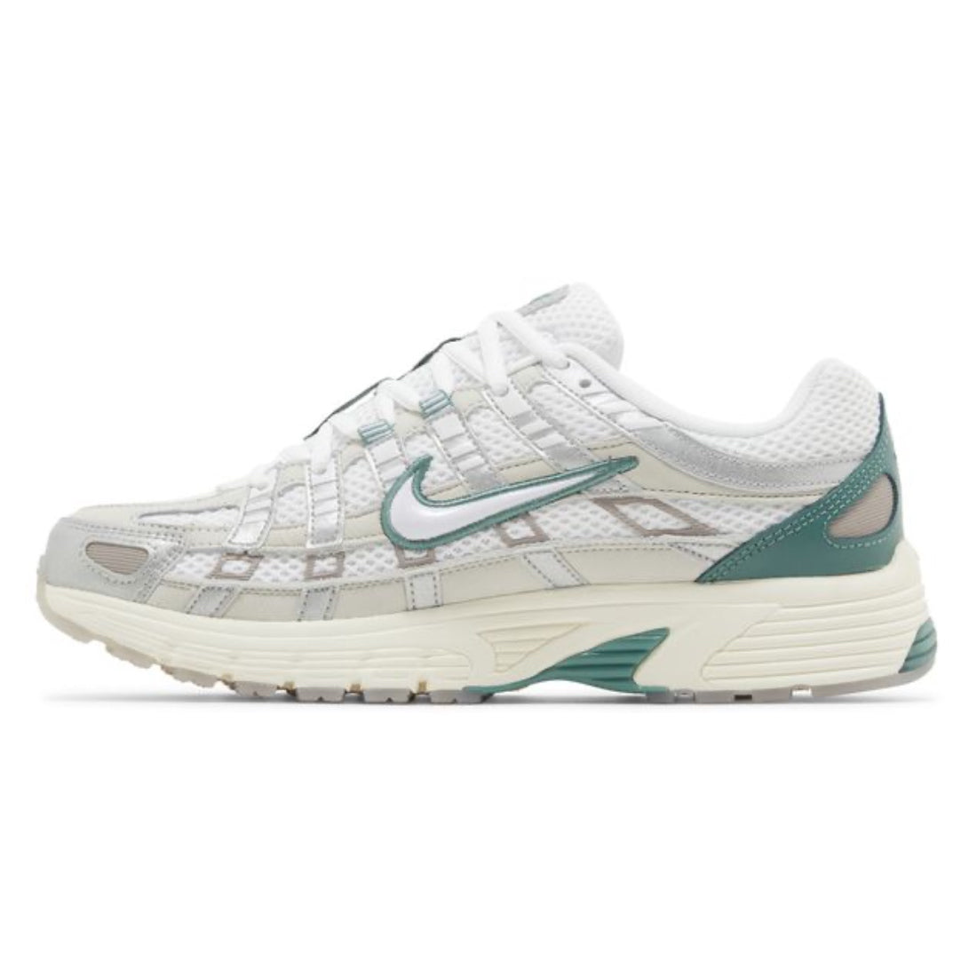 Nike P-6000 Premium - Light Bone Bicoastal/White/Metallic Silver