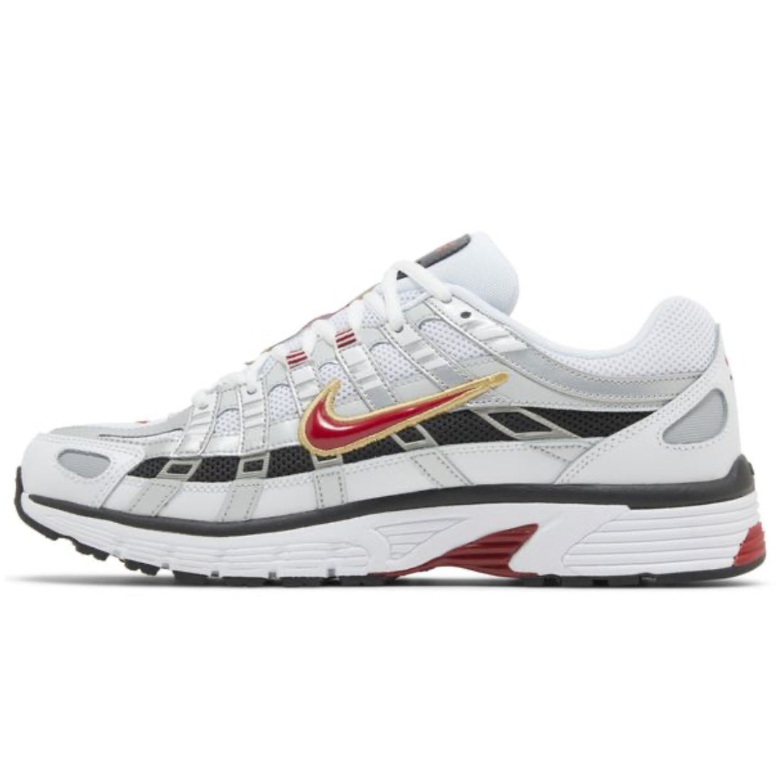 Nike P-6000 - Platinum Varsity Red