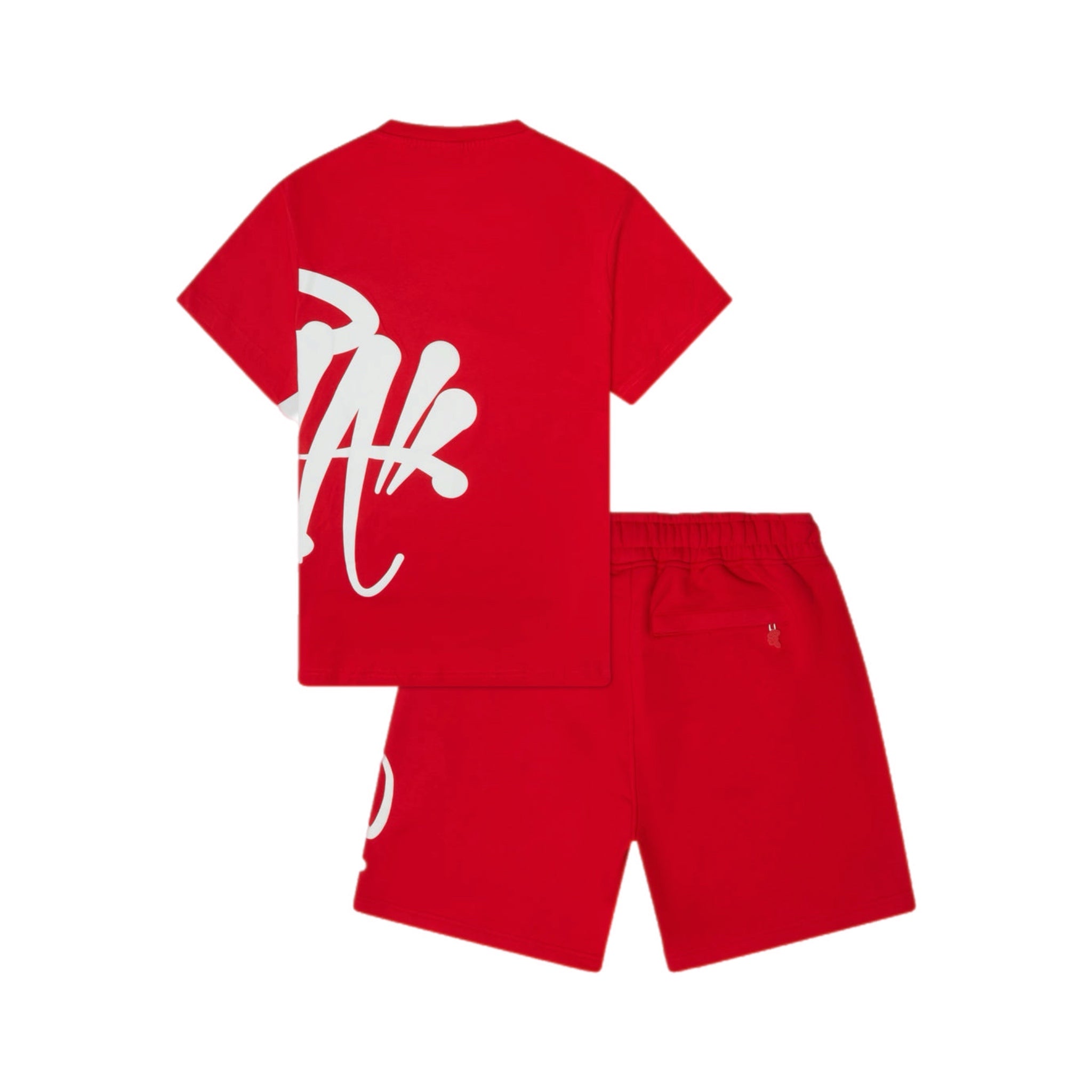 Syna World Syna Logo T-shirt/Short Set - Red/White