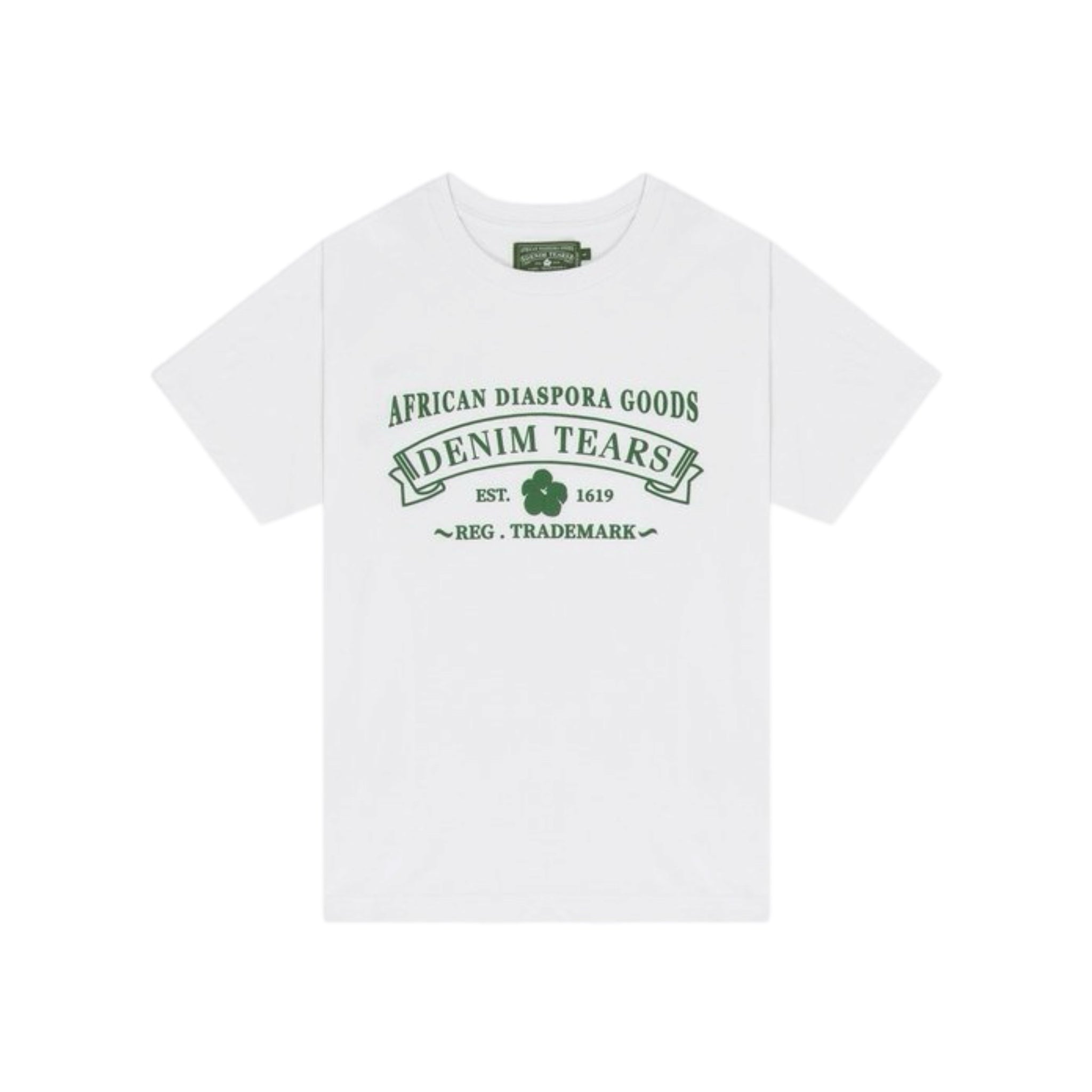 Denim Tears African Diaspora Goods ADG T-shirt - White/Green