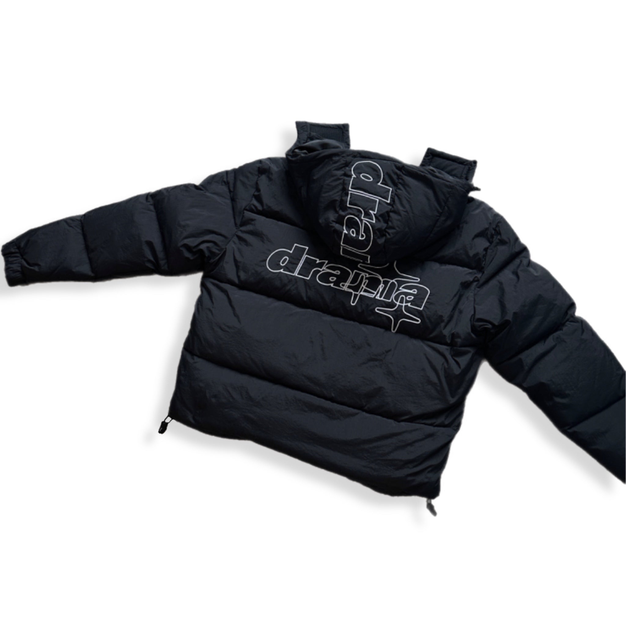 Drama Call Puffah Puffer Jacket - Black