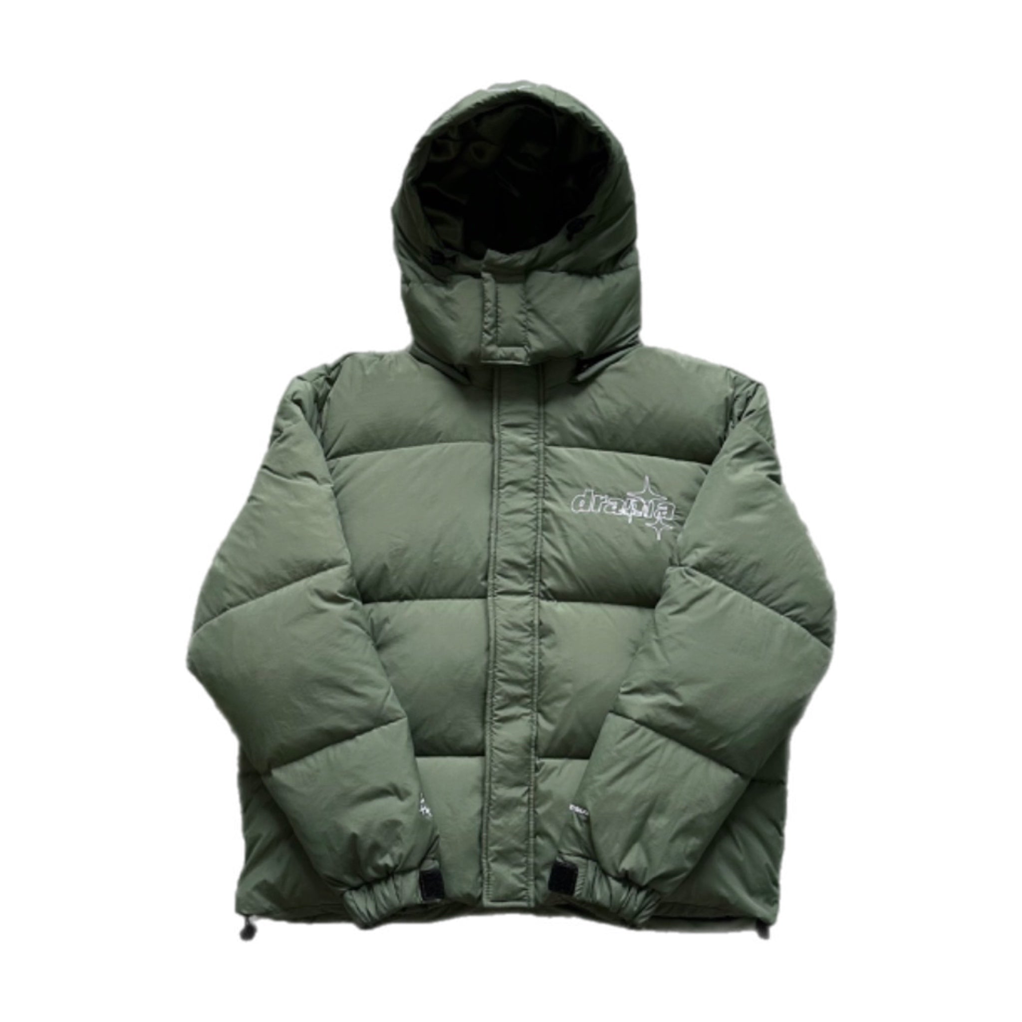 Drama Call Puffah Puffer Jacket - Military Green