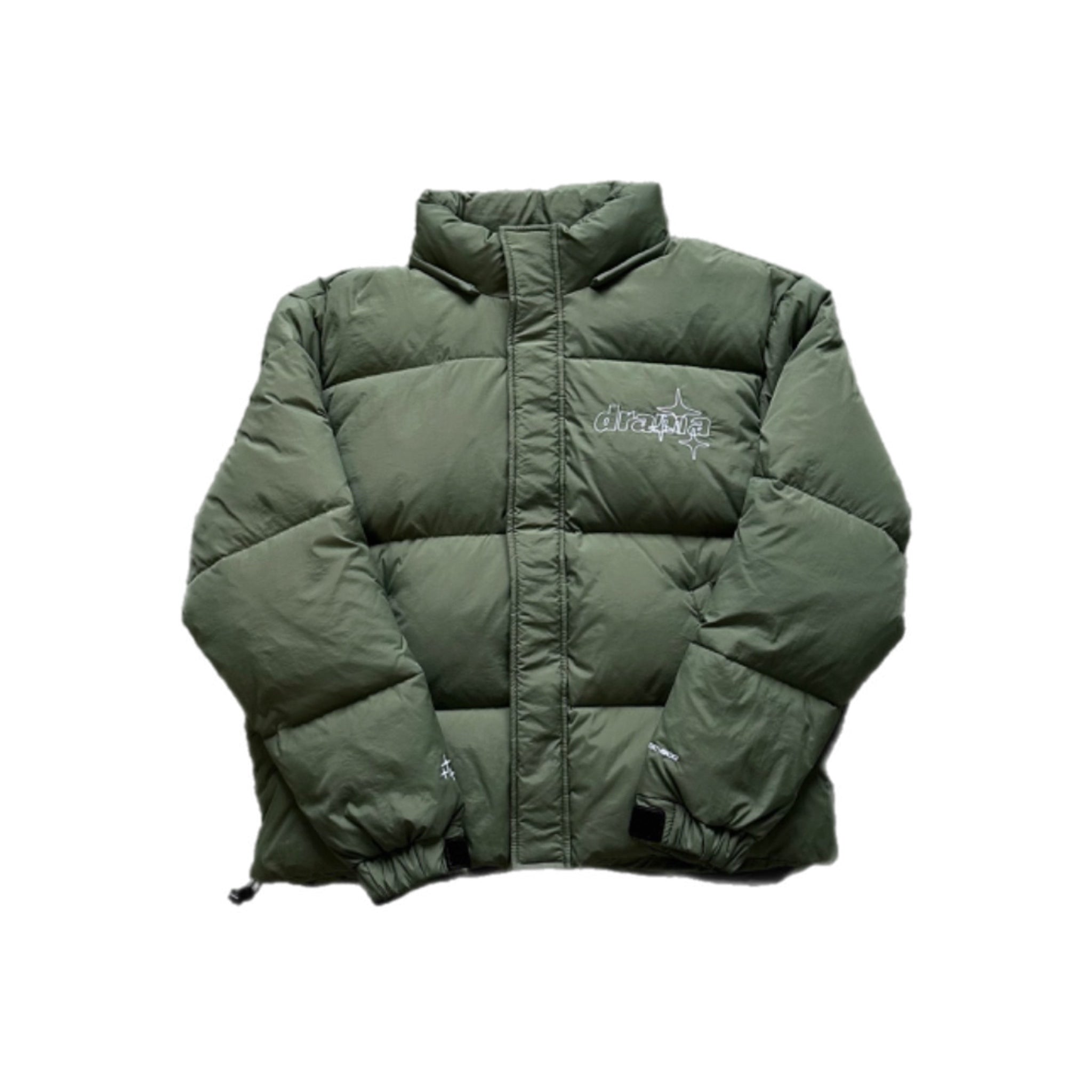 Drama Call Puffah Puffer Jacket - Military Green