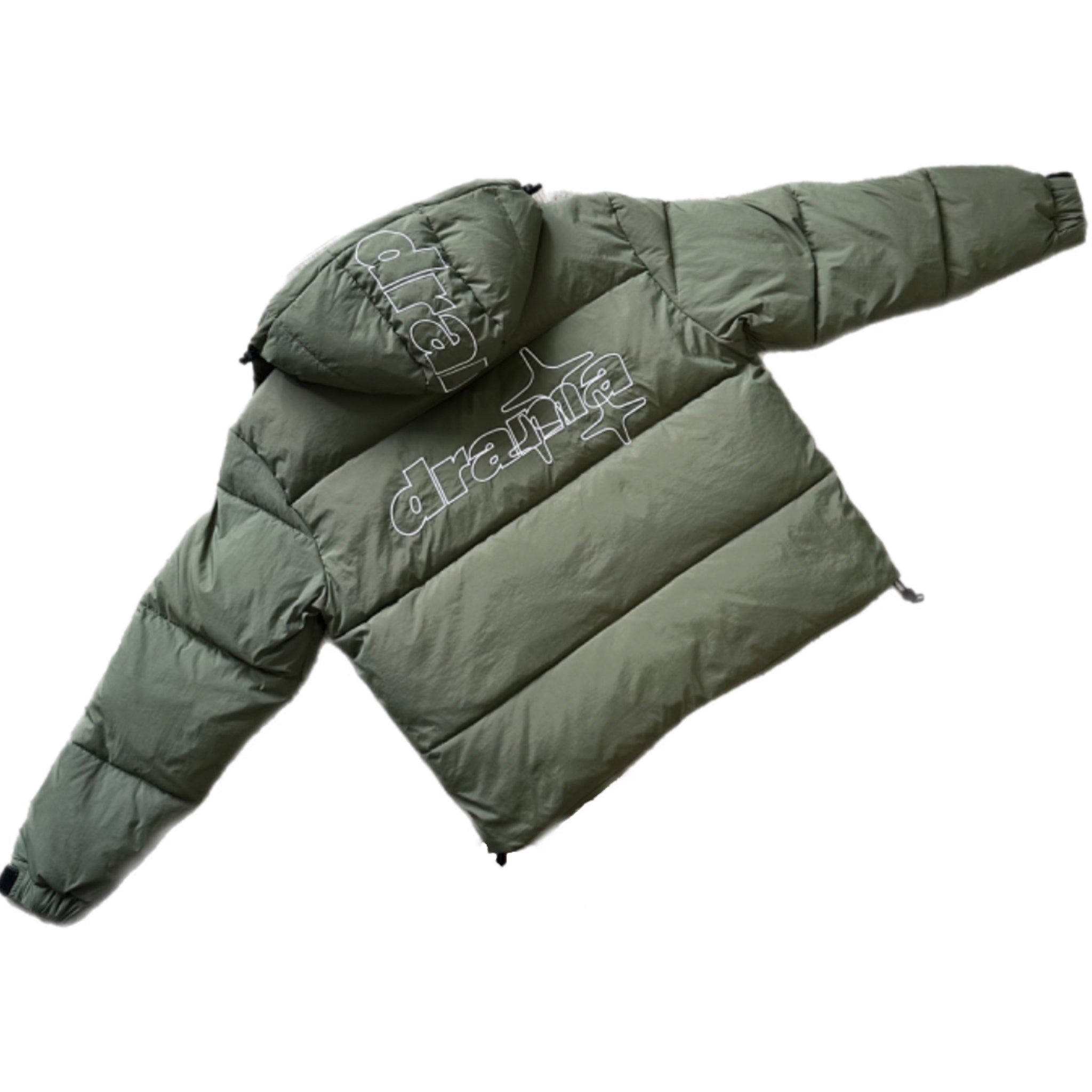 Drama Call Puffah Puffer Jacket - Military Green