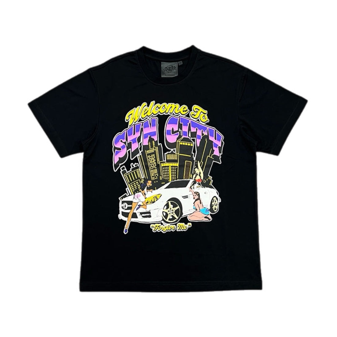 Syna World Welcome To Syn City T-shirt - Black