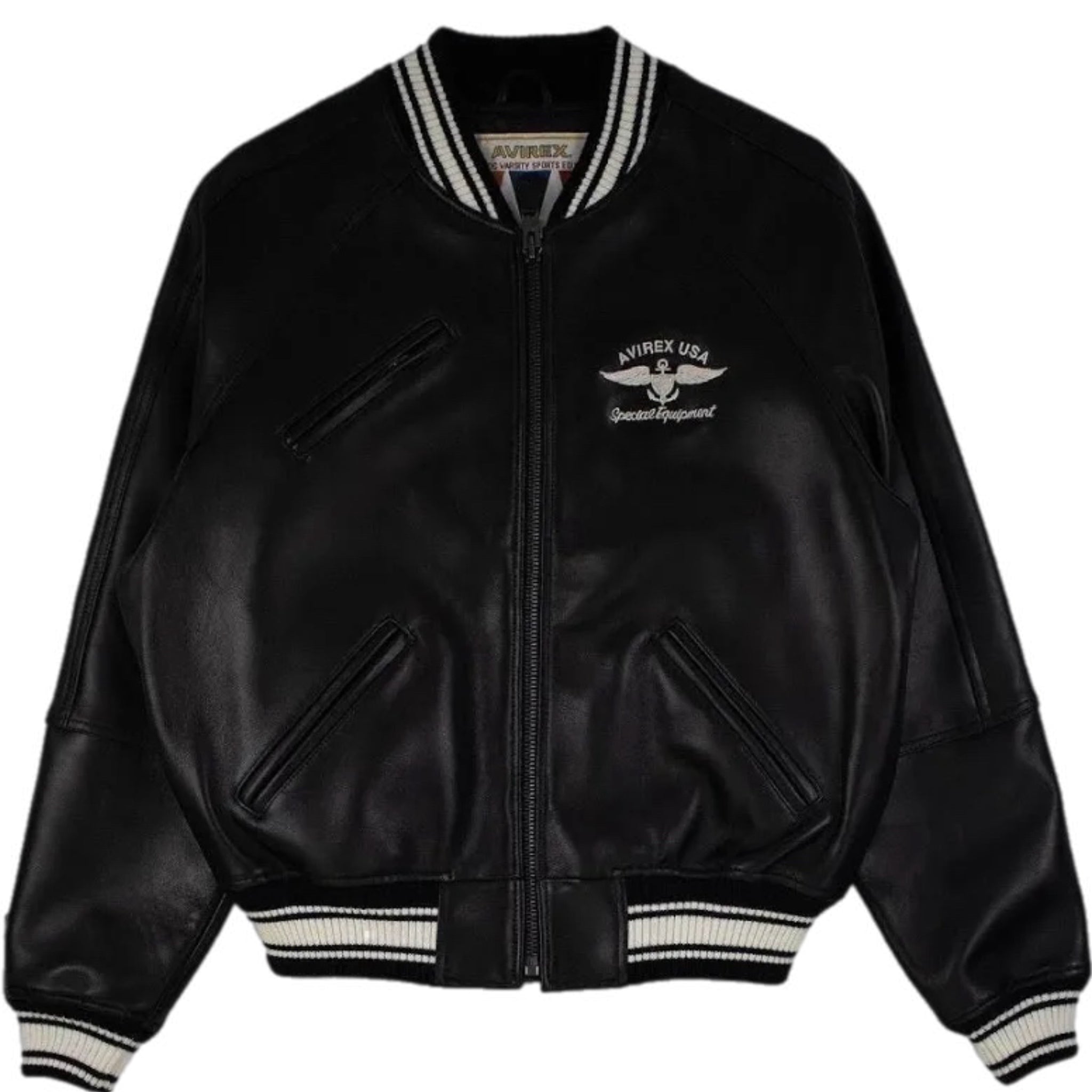 Avirex Stadium Jacket - Black