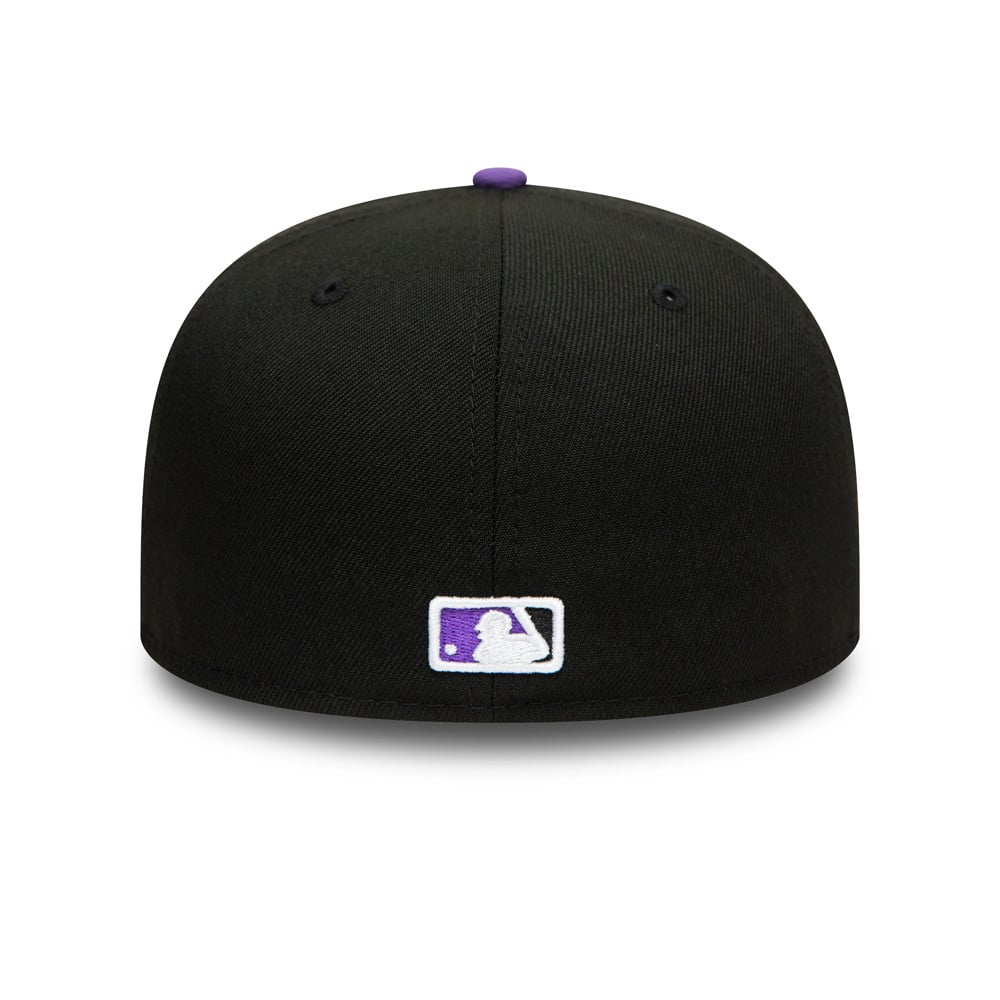 New Era Colorado Rockies CR On Field Black 59FIFTY Cap