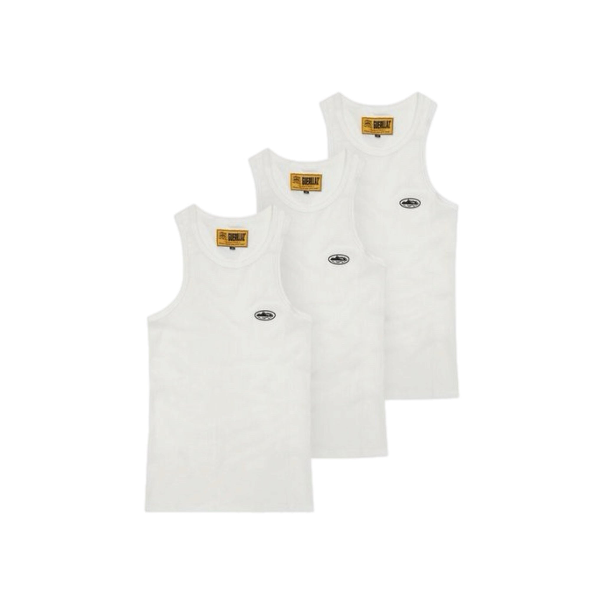 Corteiz CRTZ Bolo Essentials Tank Top (3 Pack) - White