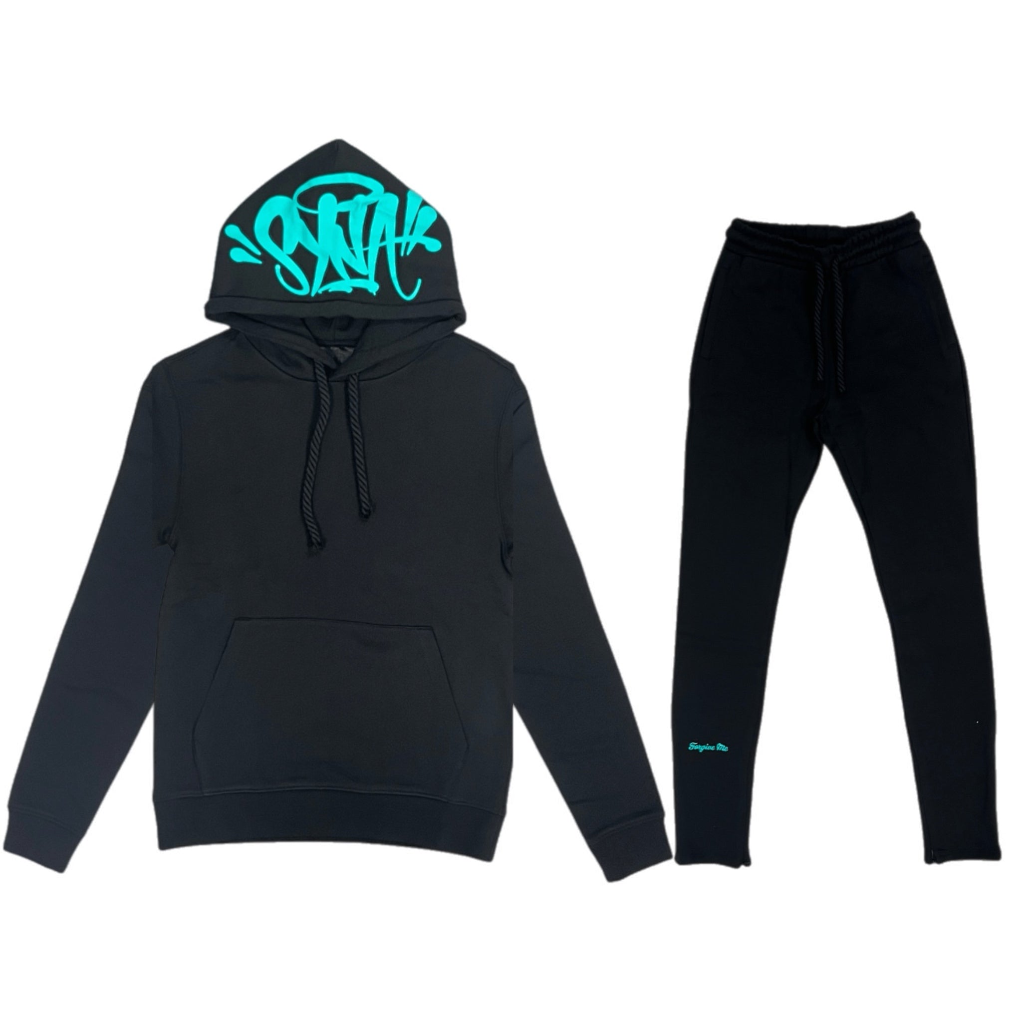 Syna World Tracksuit - Black/Tiel