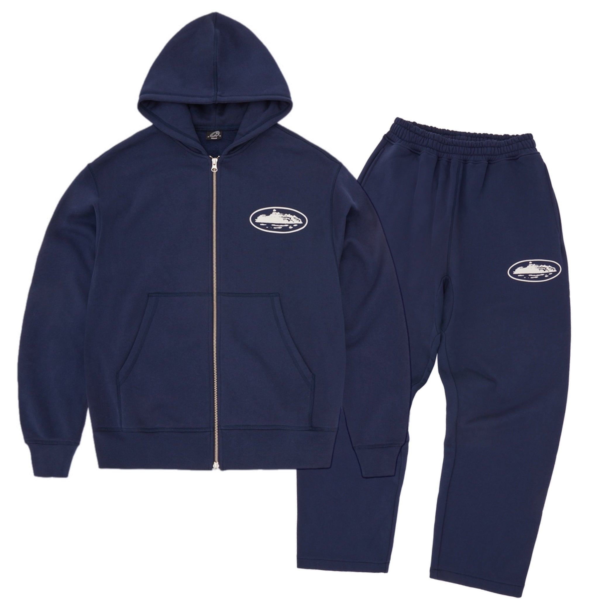 Corteiz island Puff Print Tracksuit - Navy