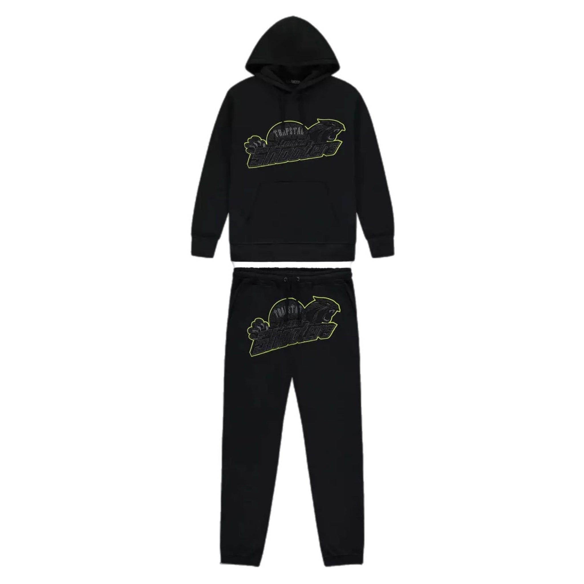 Trapstar London Shooters Tracksuit - Black/Lime