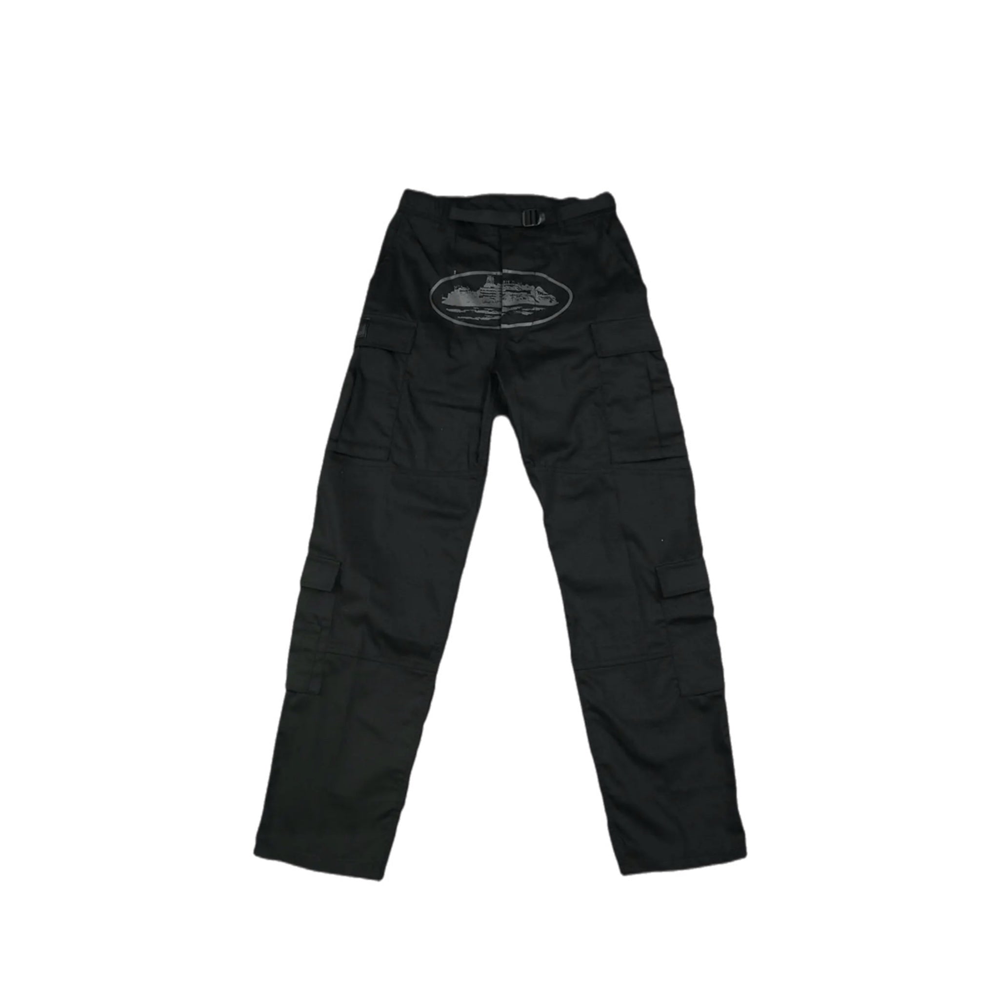 Corteiz Guerillaz Cargo Pants - Triple Black