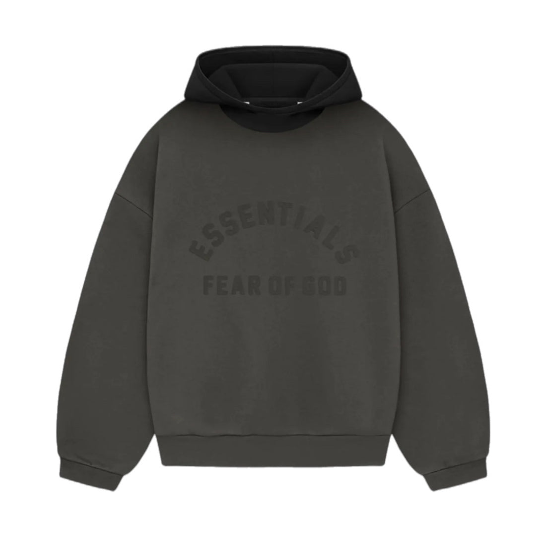 Fear Of God Essentials Nylon Fleece Hoodie - Ink/Jet Black