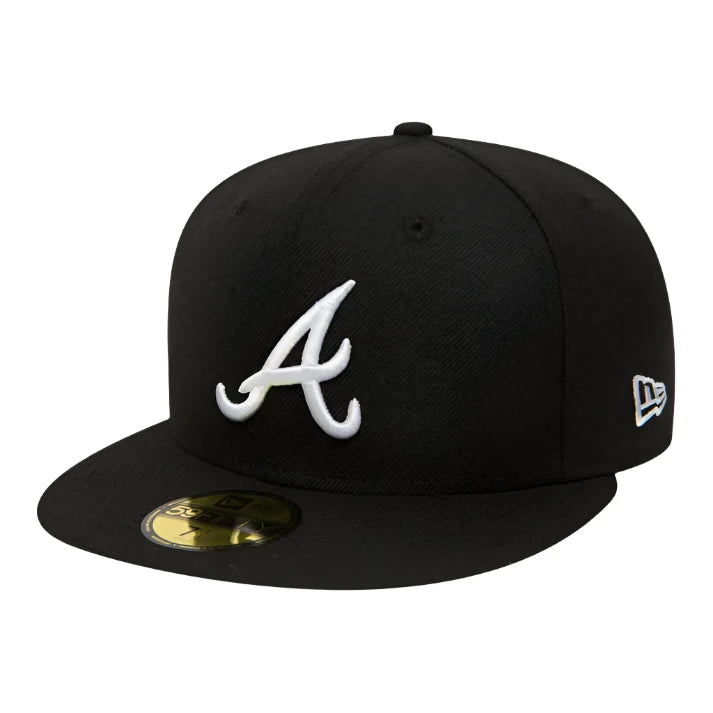 New Era Atlanta Braves A Team MLB Team Black 59FIFTY Fitted Cap