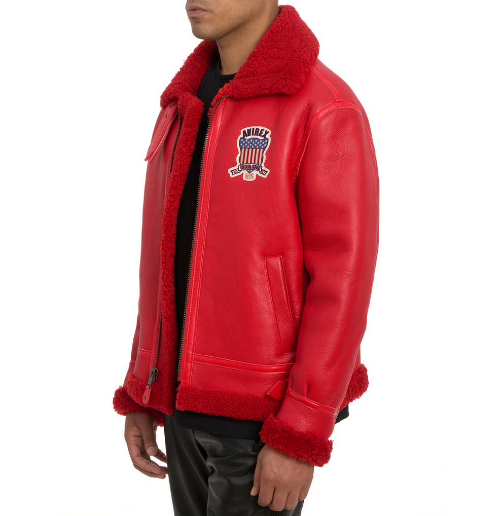 Avirex Icon Shearling Aviator Jacket