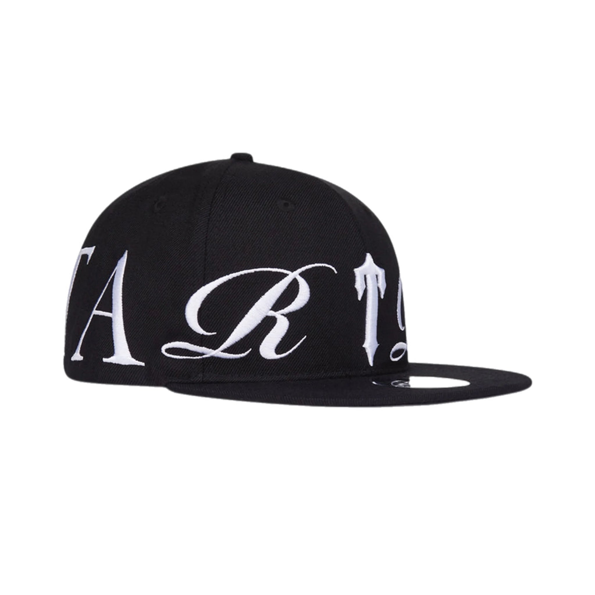 Trapstar Script Snapback Cap - Black/White