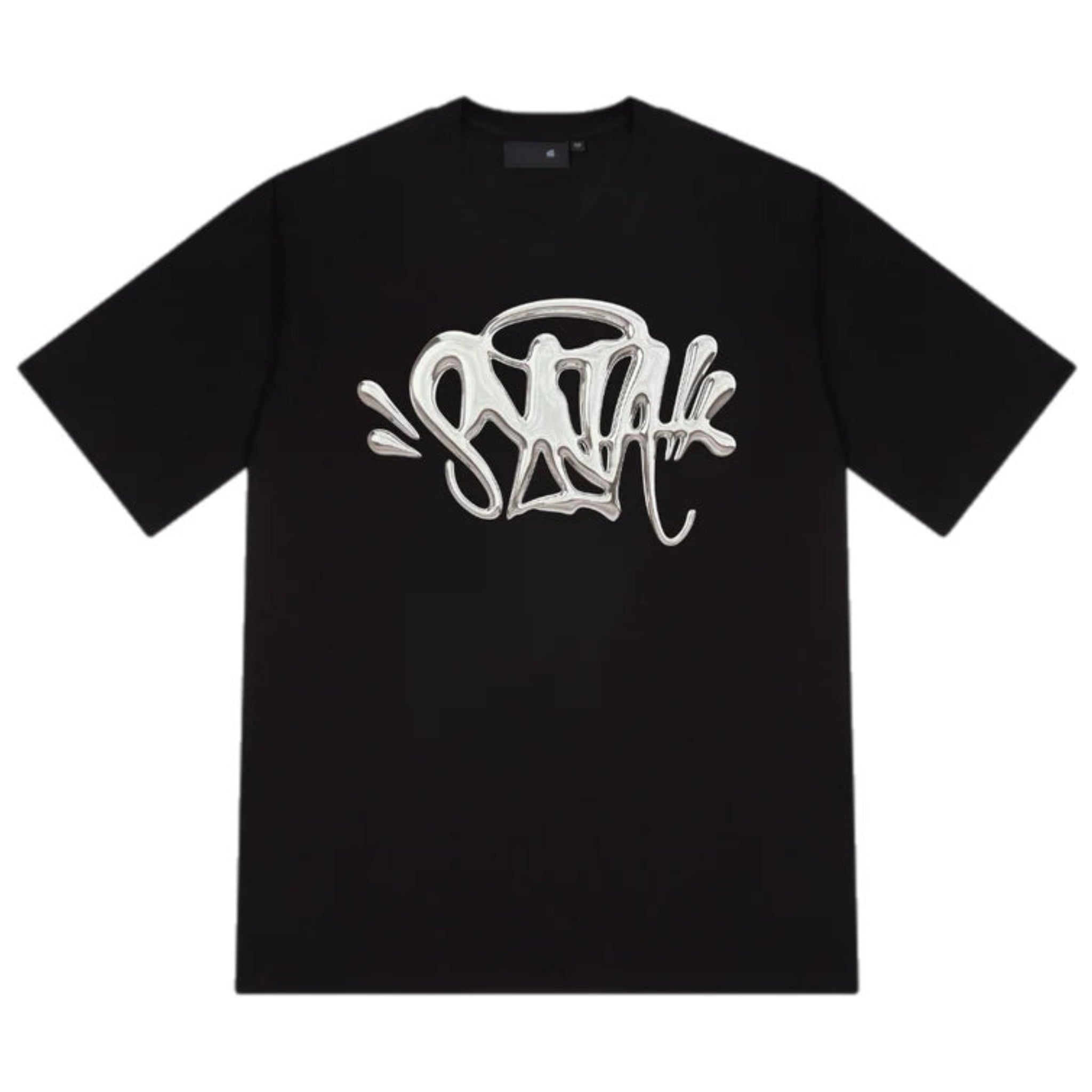 Syna World Chrome Logo T-shirt - Black
