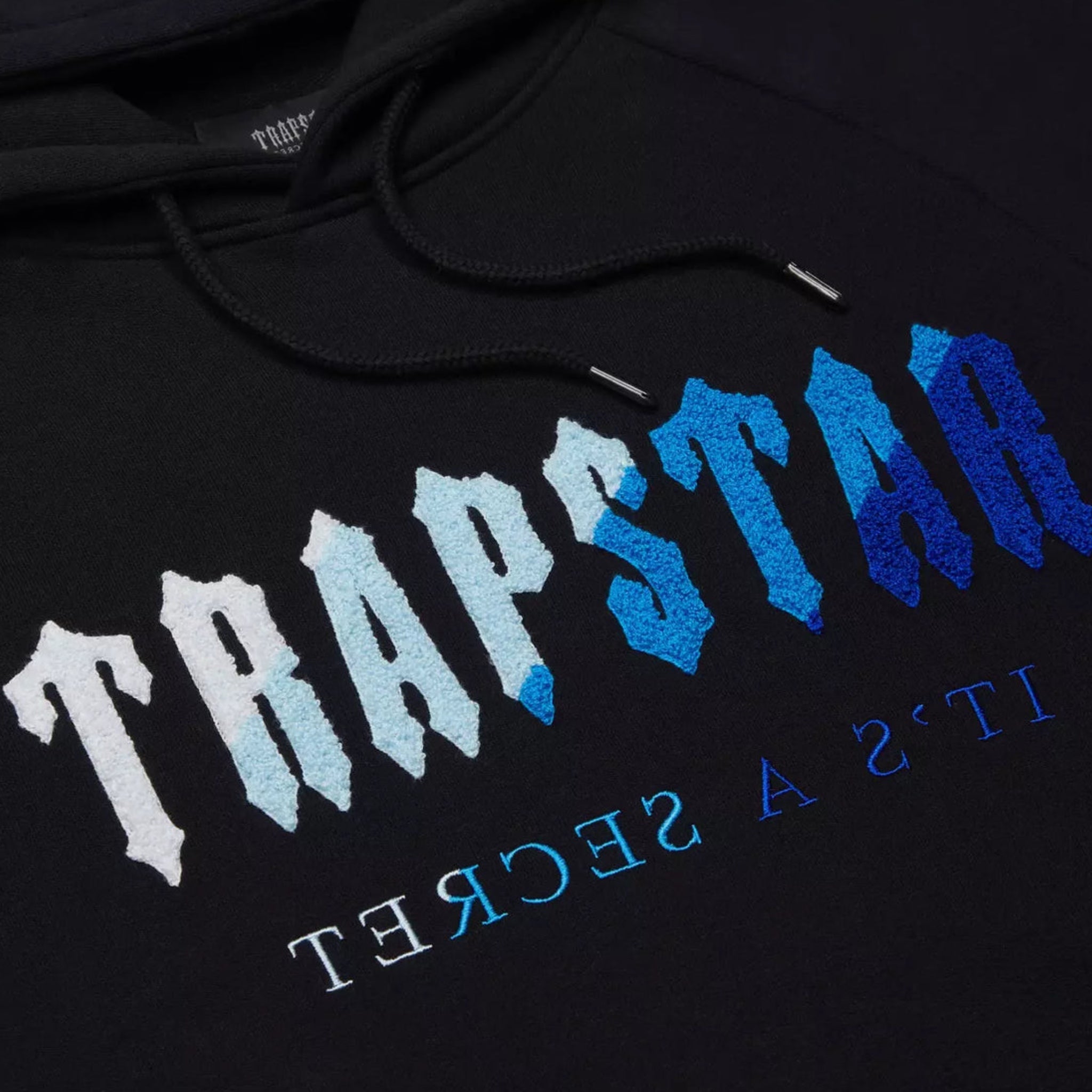 Trapstar Chenille Decoded Tracksuit - Black/Blue