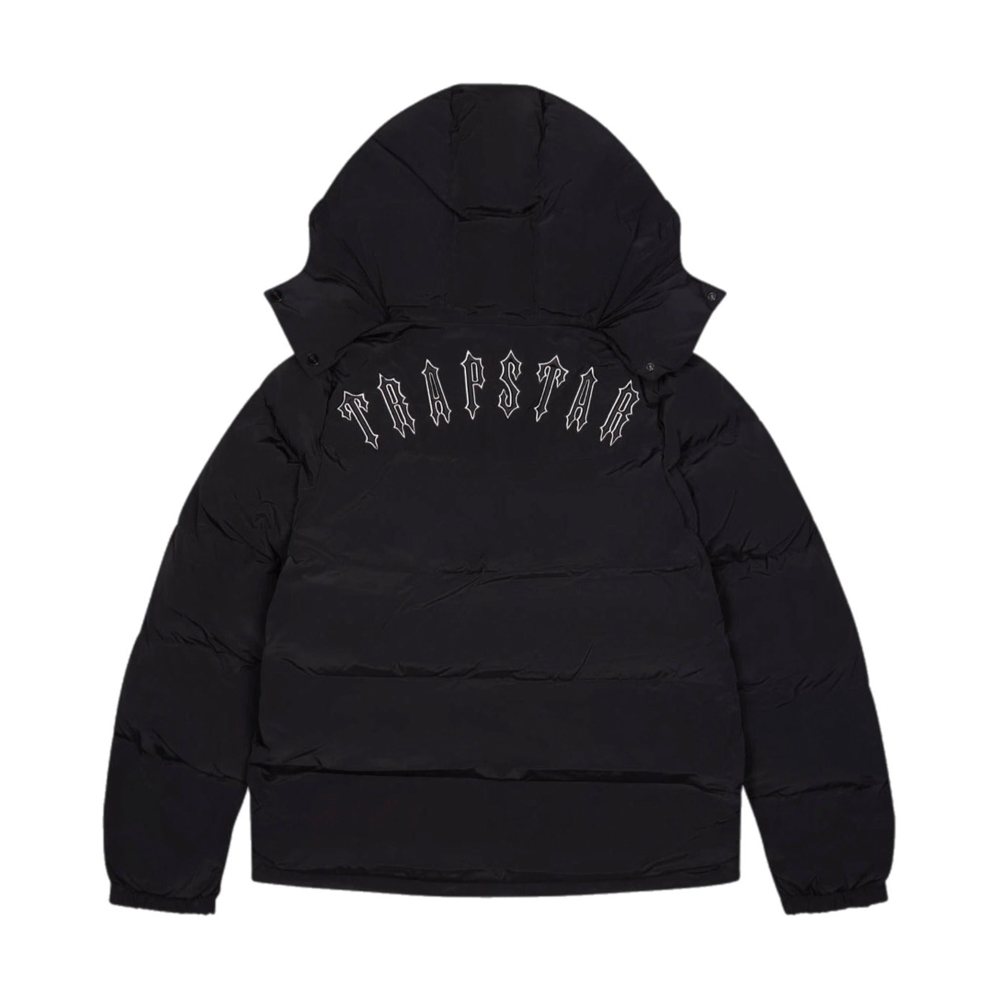 Trapstar Irongate Hooded Puffer Jacket - Black