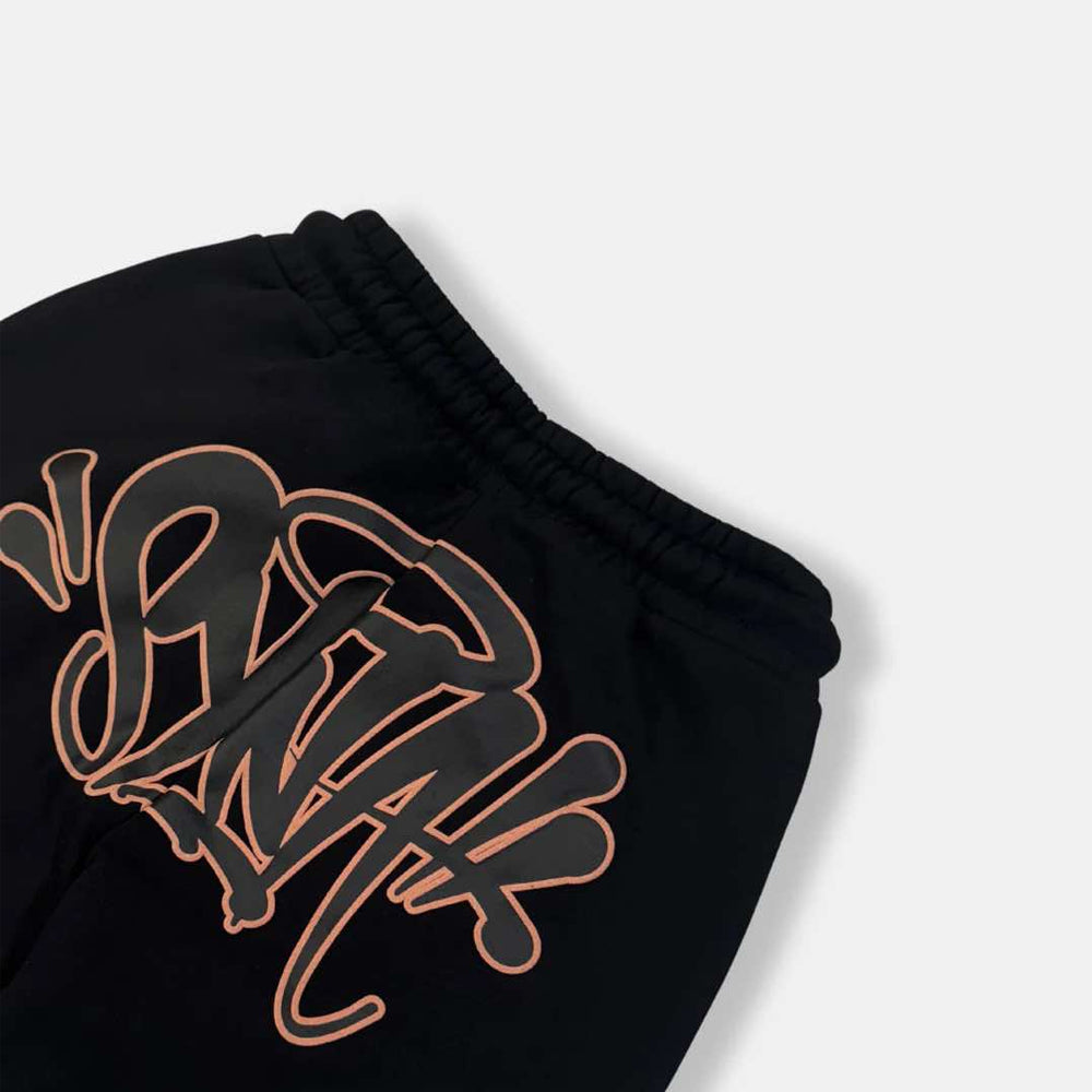 Syna World Logo Tracksuit - Black/Rose Gold