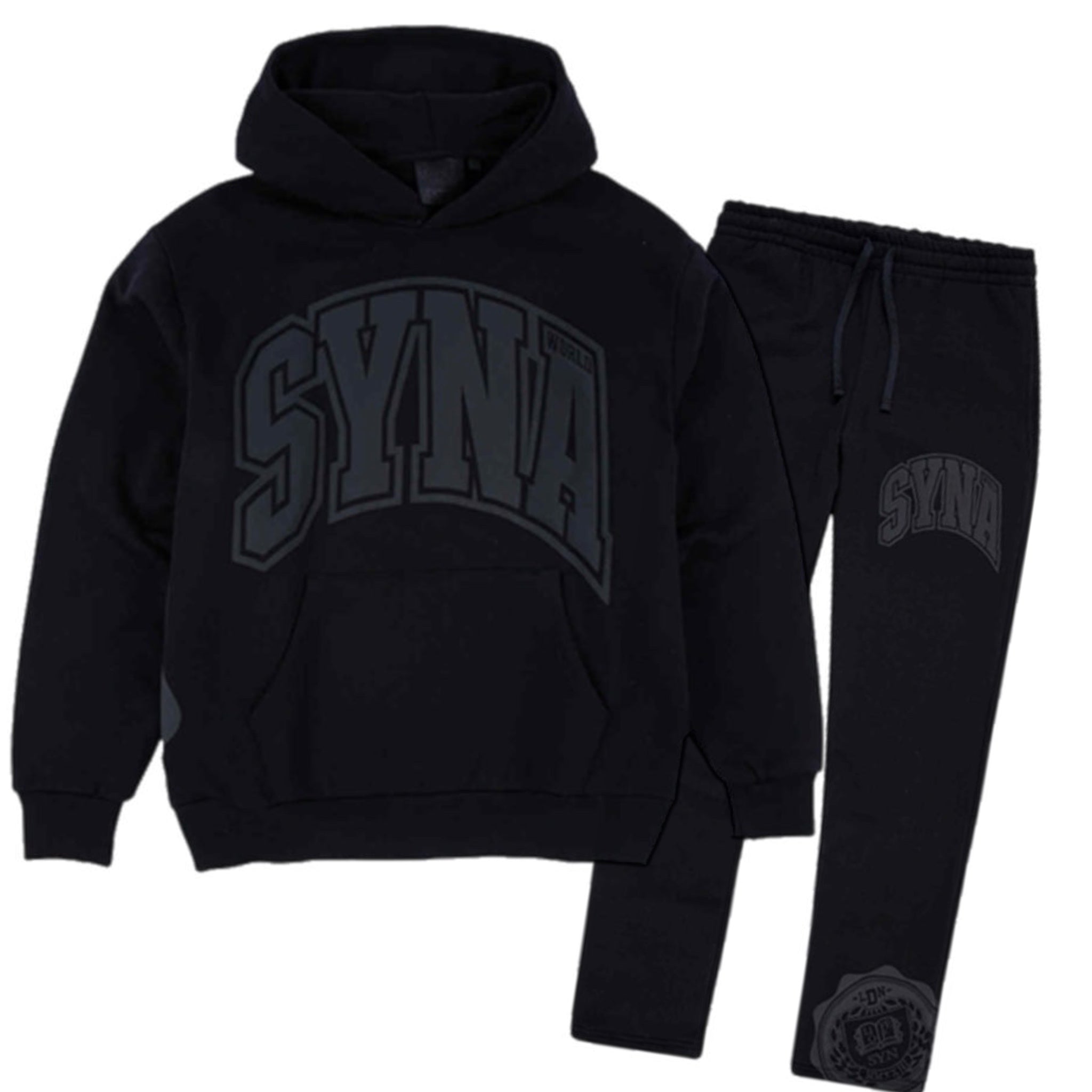 Syna World College Logo Tracksuit - Black