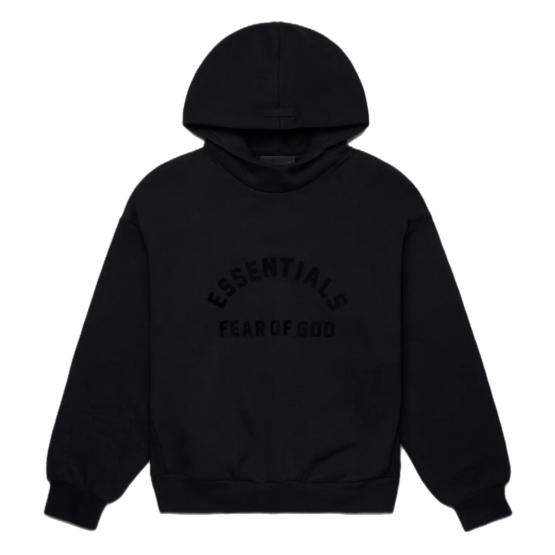 Fear Of God Essentials Arch Logo Hoodie - Jet Black