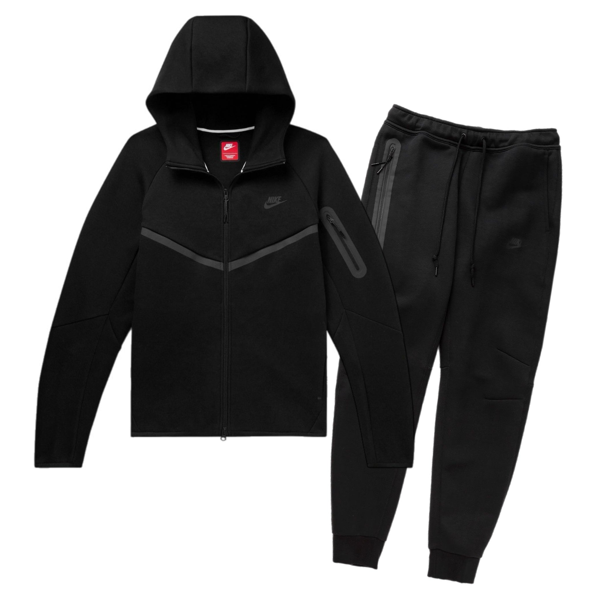 Nike Tech Fleece Tracksuit - Black