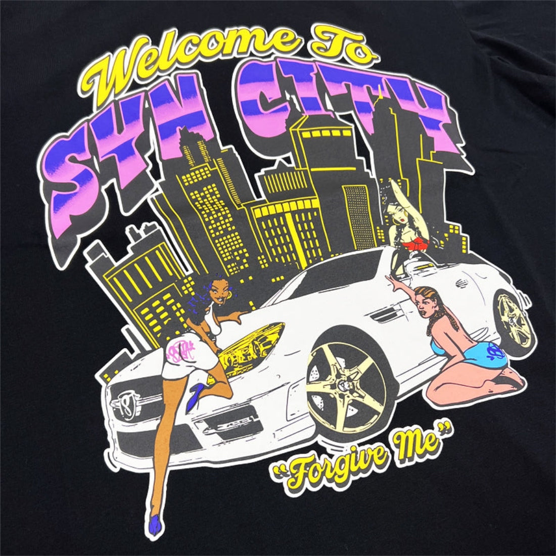 Syna World Welcome To Syn City T-shirt - Black
