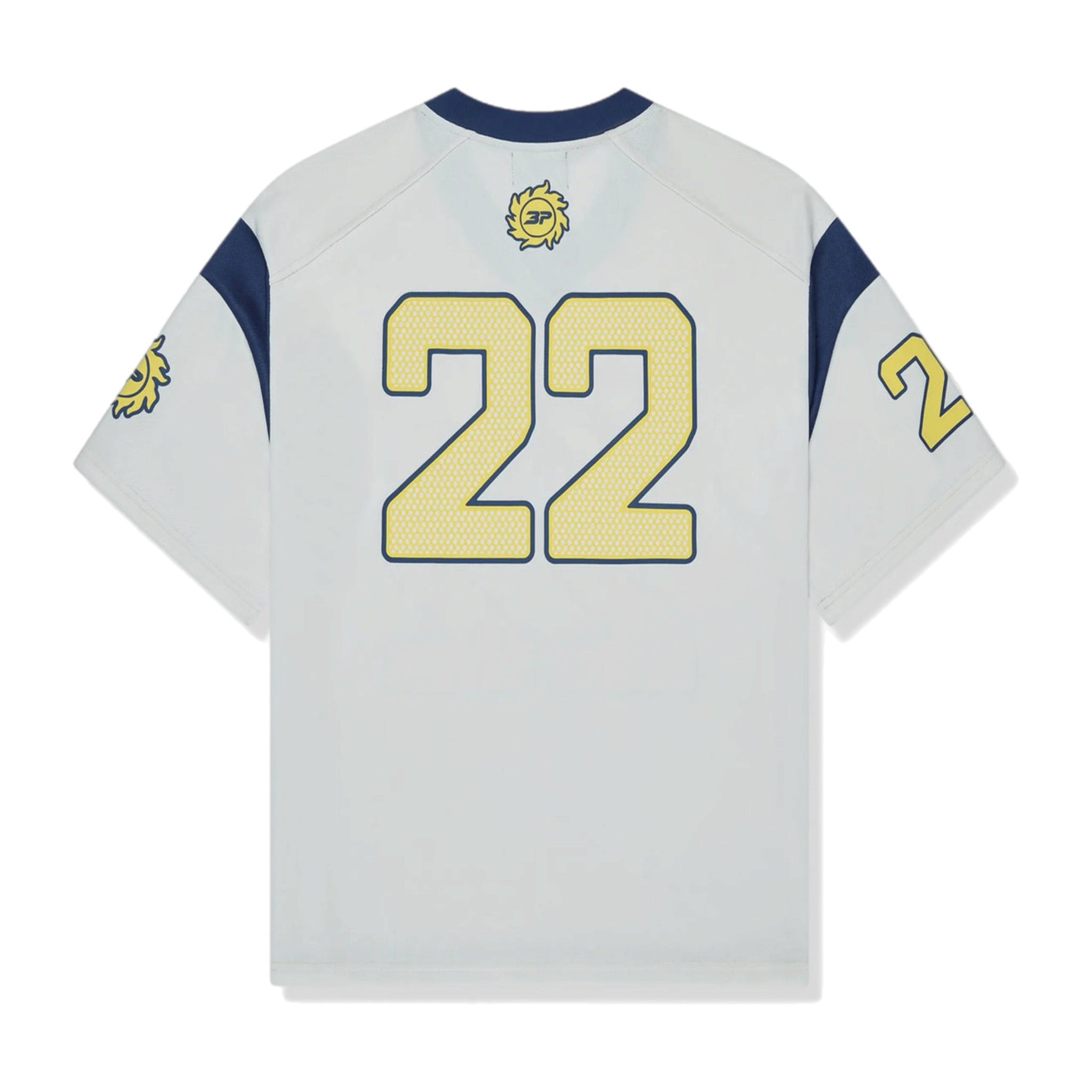 Broken Planet Football Jersey - White/Blue