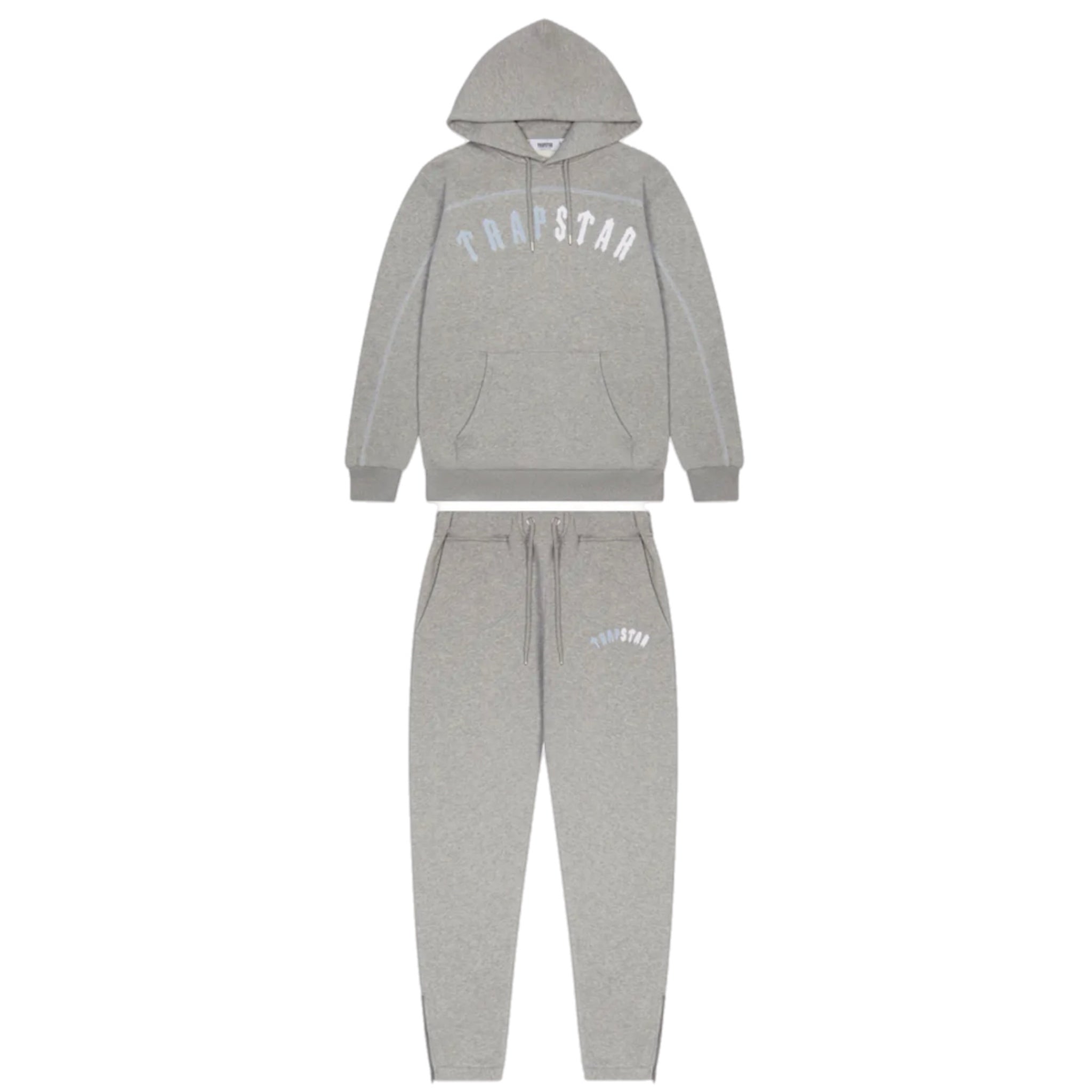 Trapstar Irongate Arch Chenille Tracksuit - Grey Ice