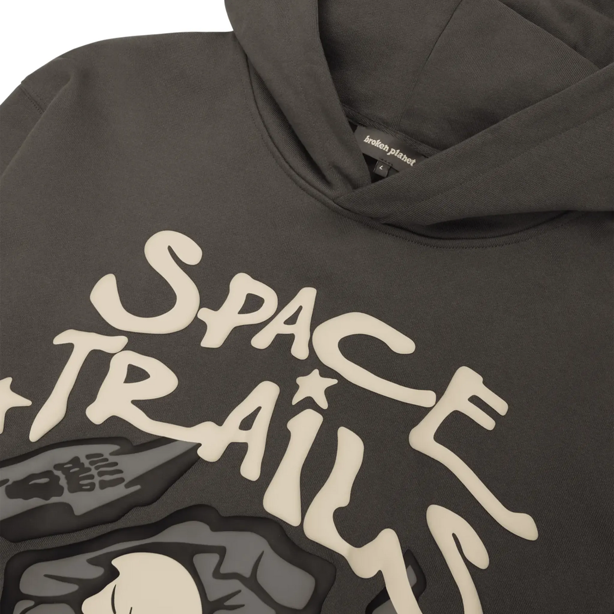 Broken Planet Space Trails Hoodie - Beluga Grey