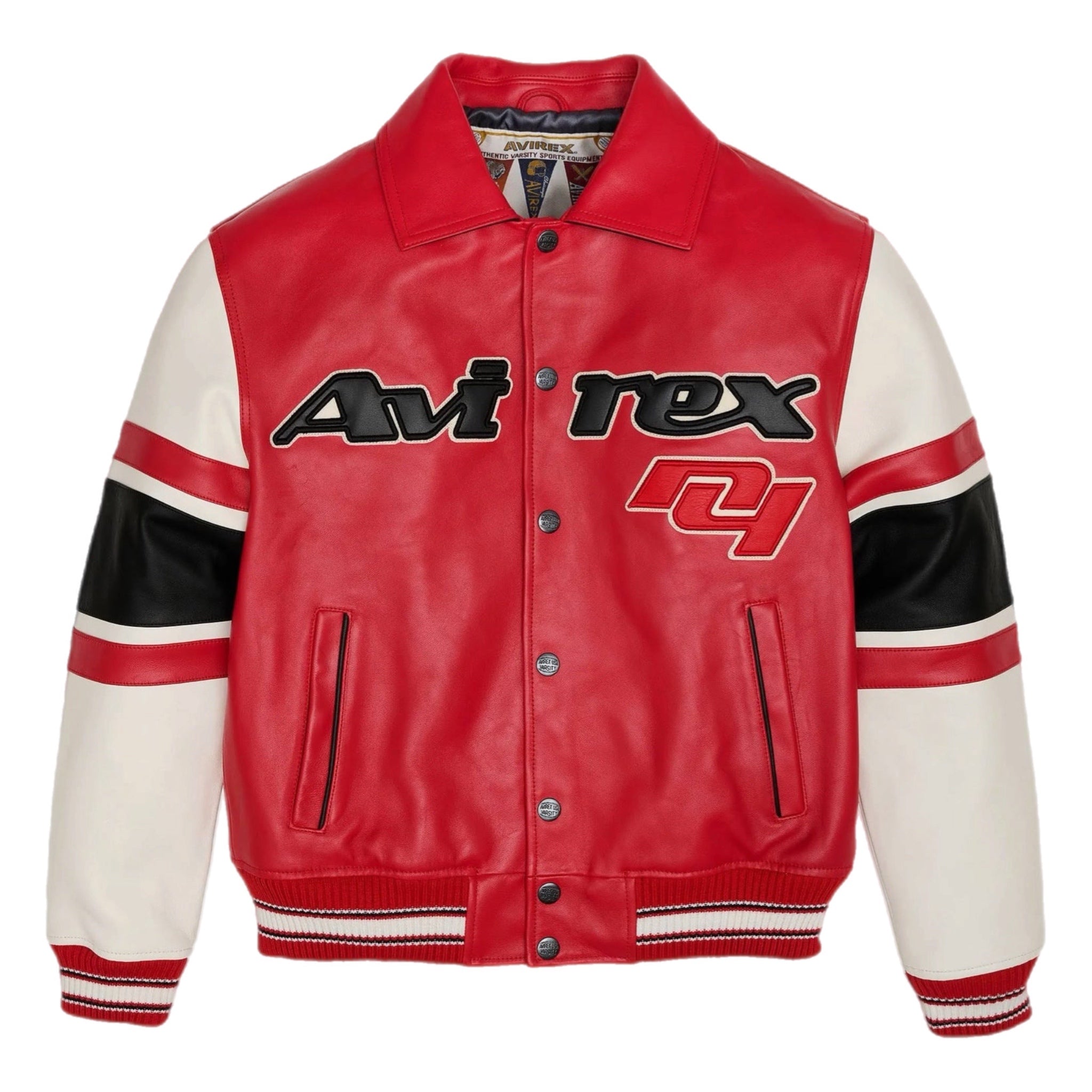 Avirex Legends Jacket - Red/White