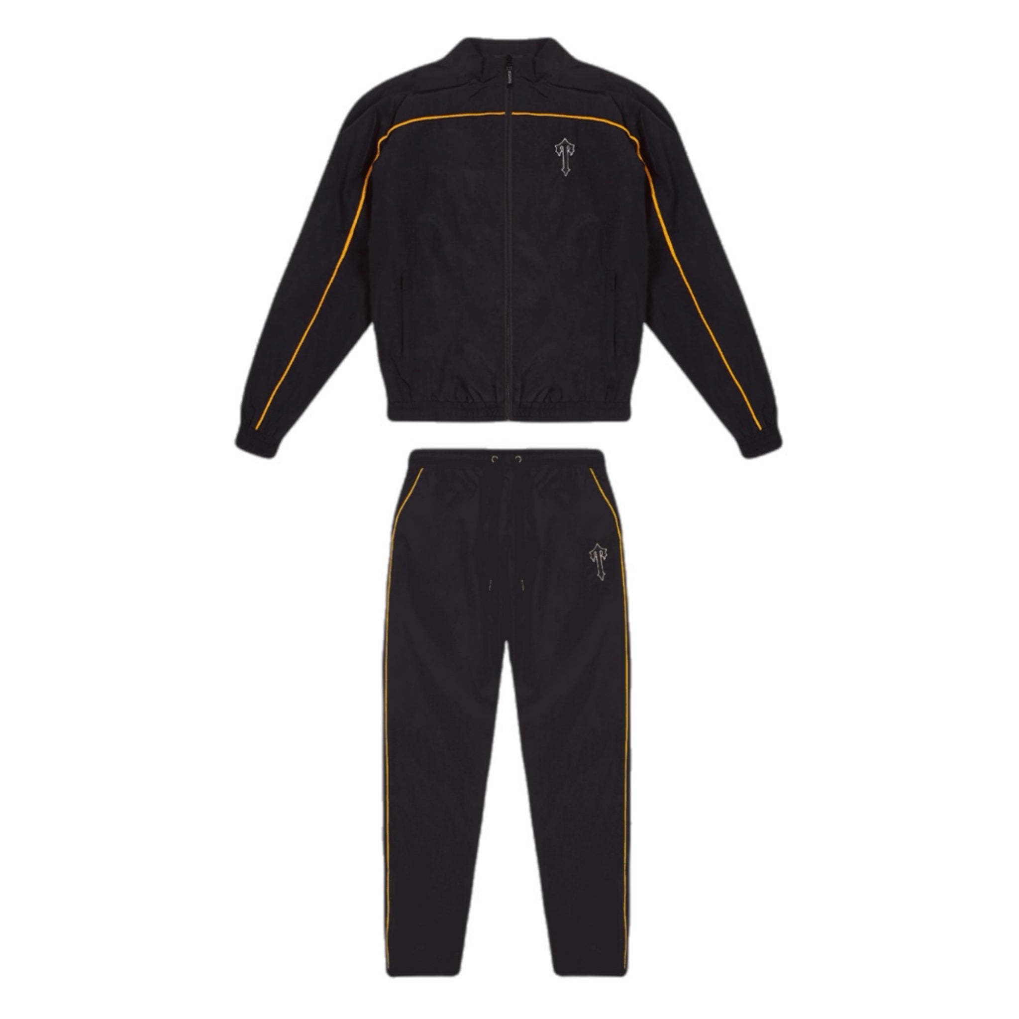 Trapstar Irongate Shell Tracksuit - Black/Orange