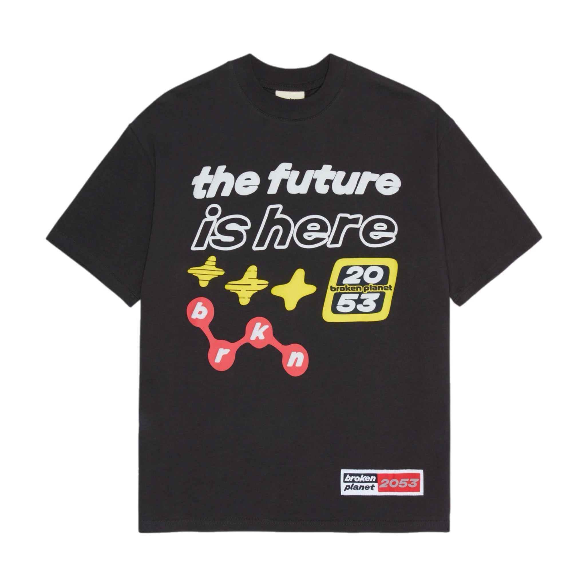 Broken Planet The Future Is Here T-shirt - Soot Black