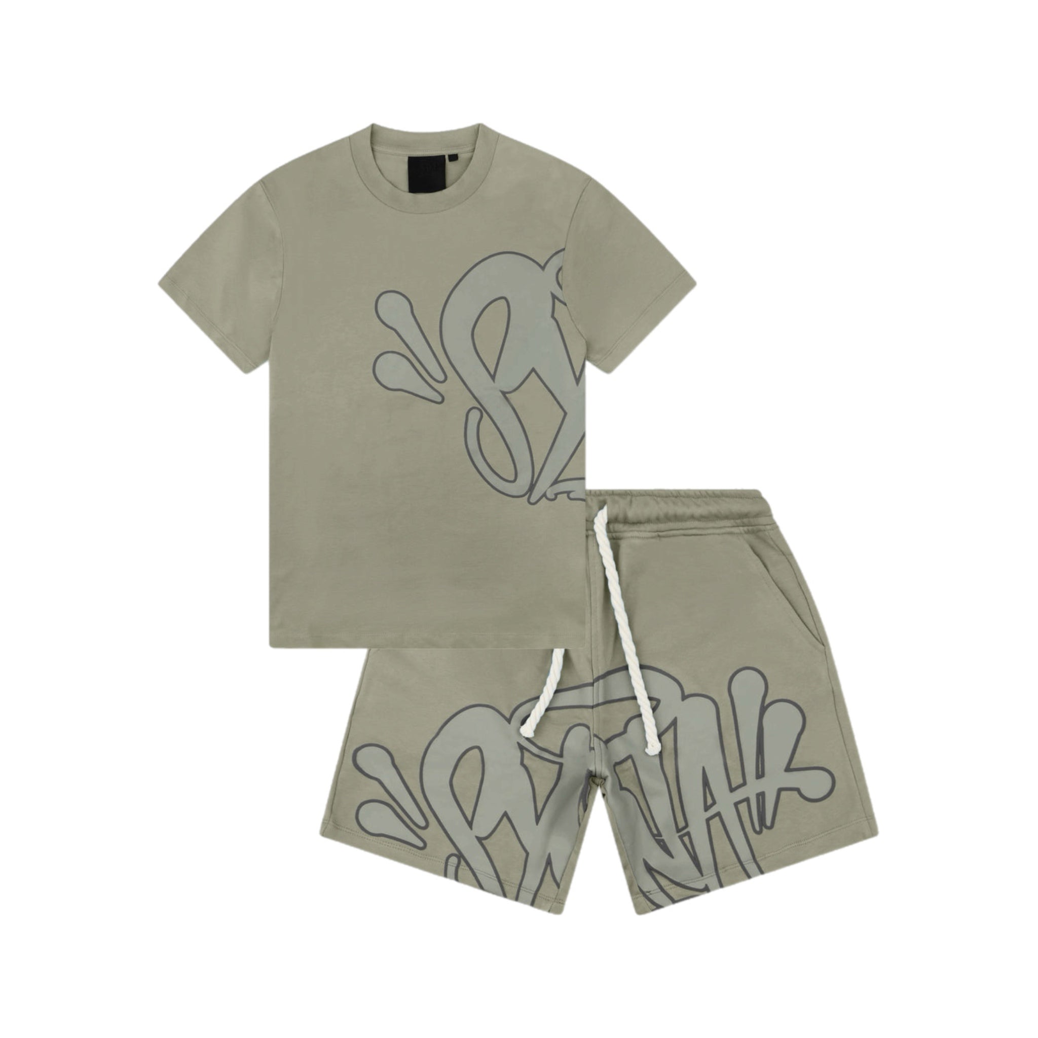 Syna World Logo T-shirt/Short Set - Sage Green