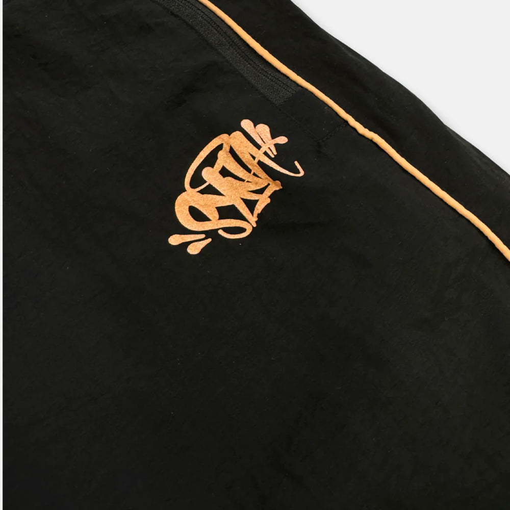 Syna Shell Tracksuit - Black/Rose Gold