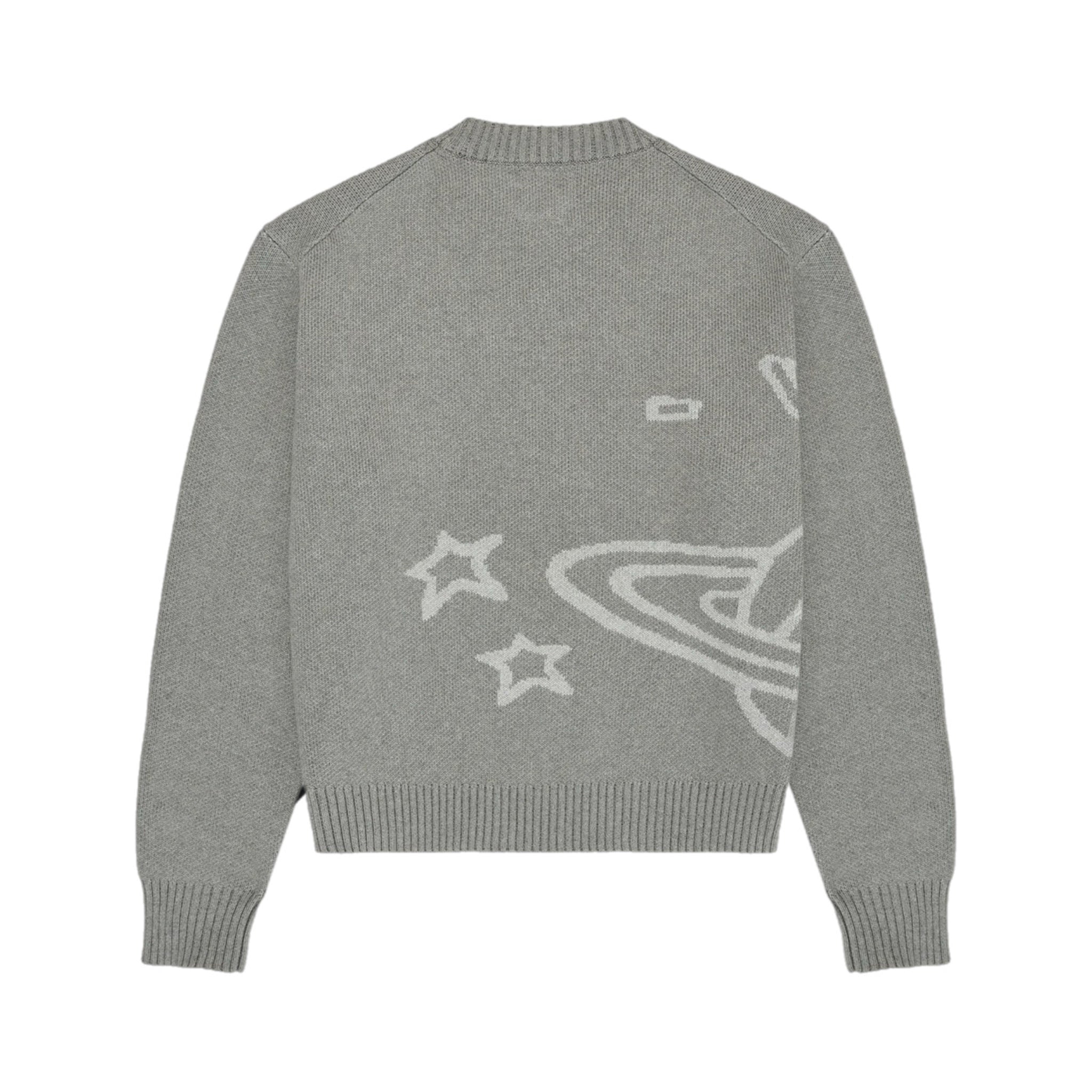 Broken Planet Knit Sweater - Heather Grey