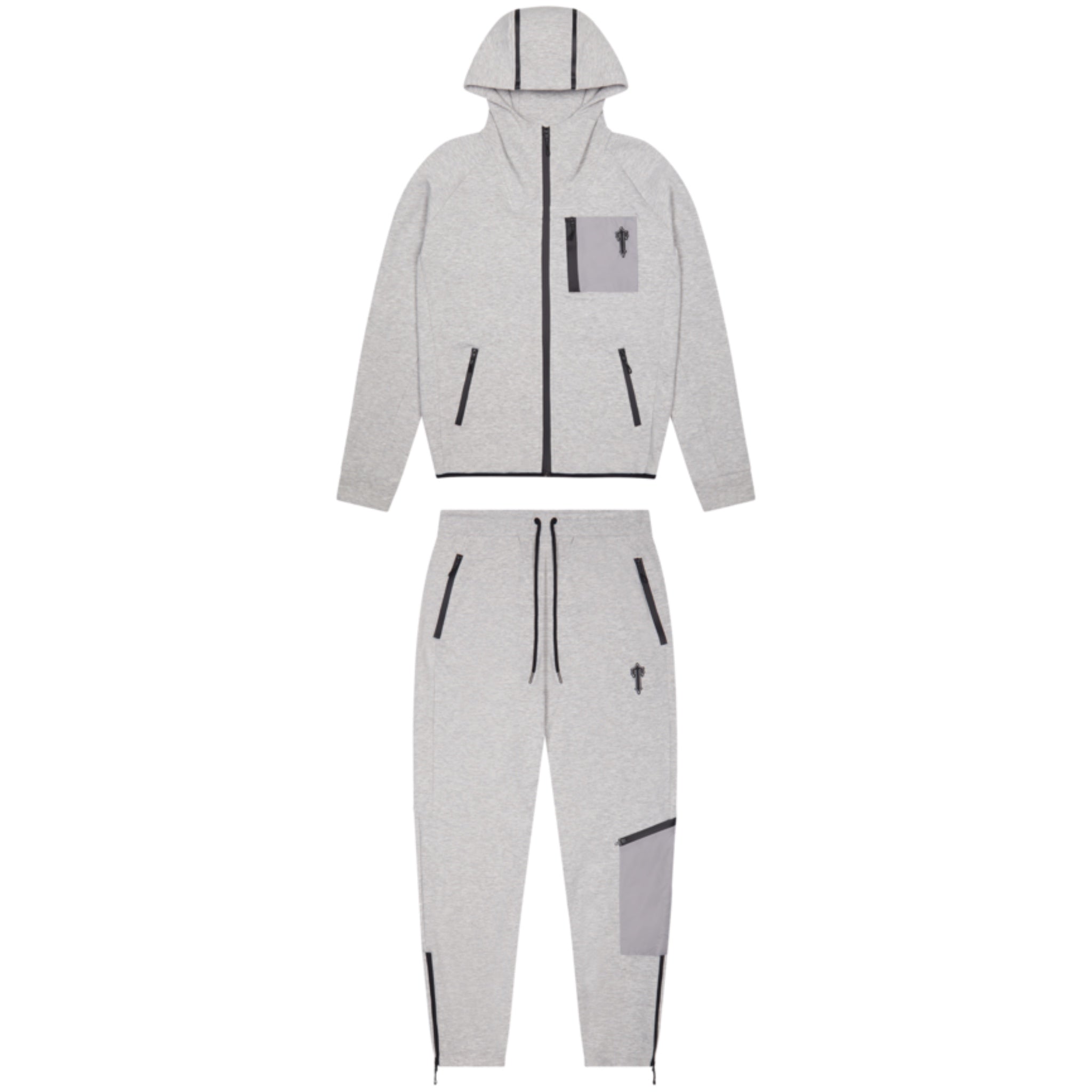 Trapstar Irongate T-Fleece Tracksuit - Grey