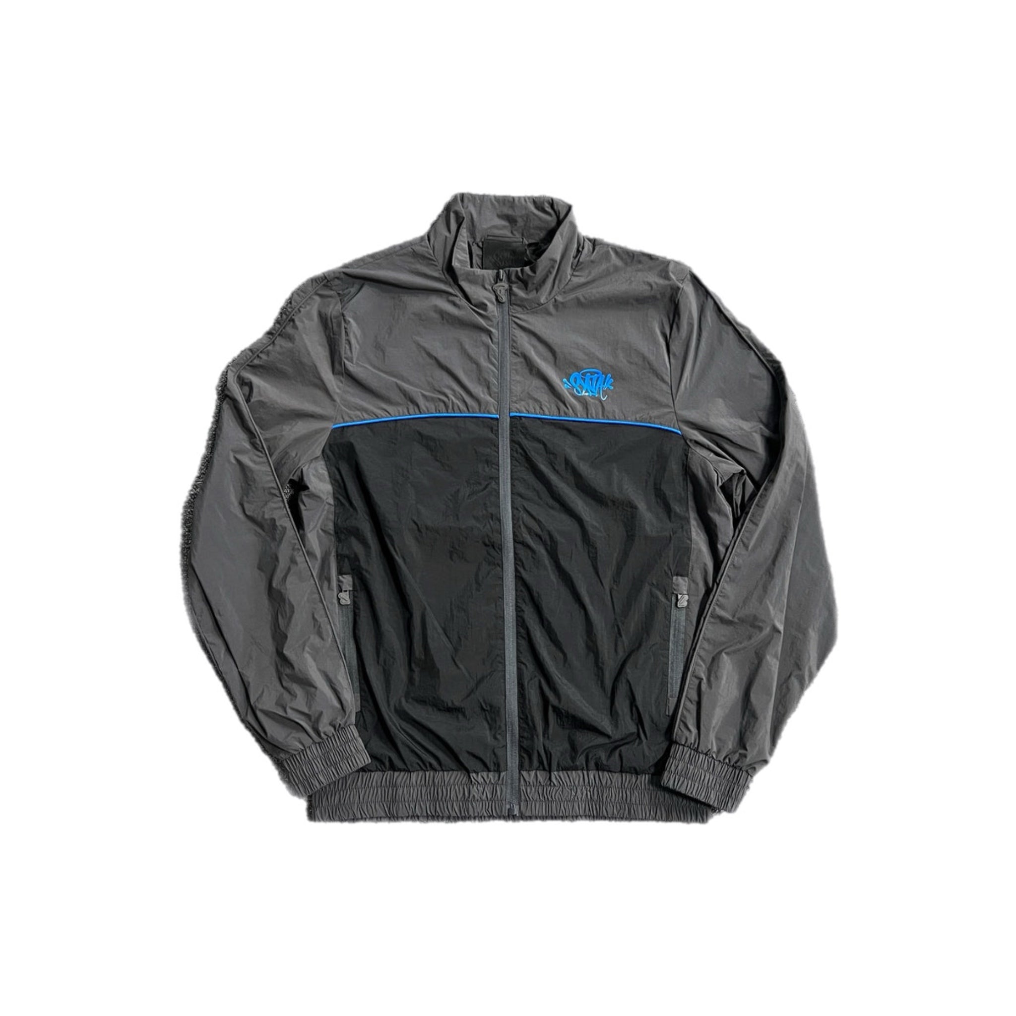 Syna Logo Shell Tracksuit - Grey/Blue