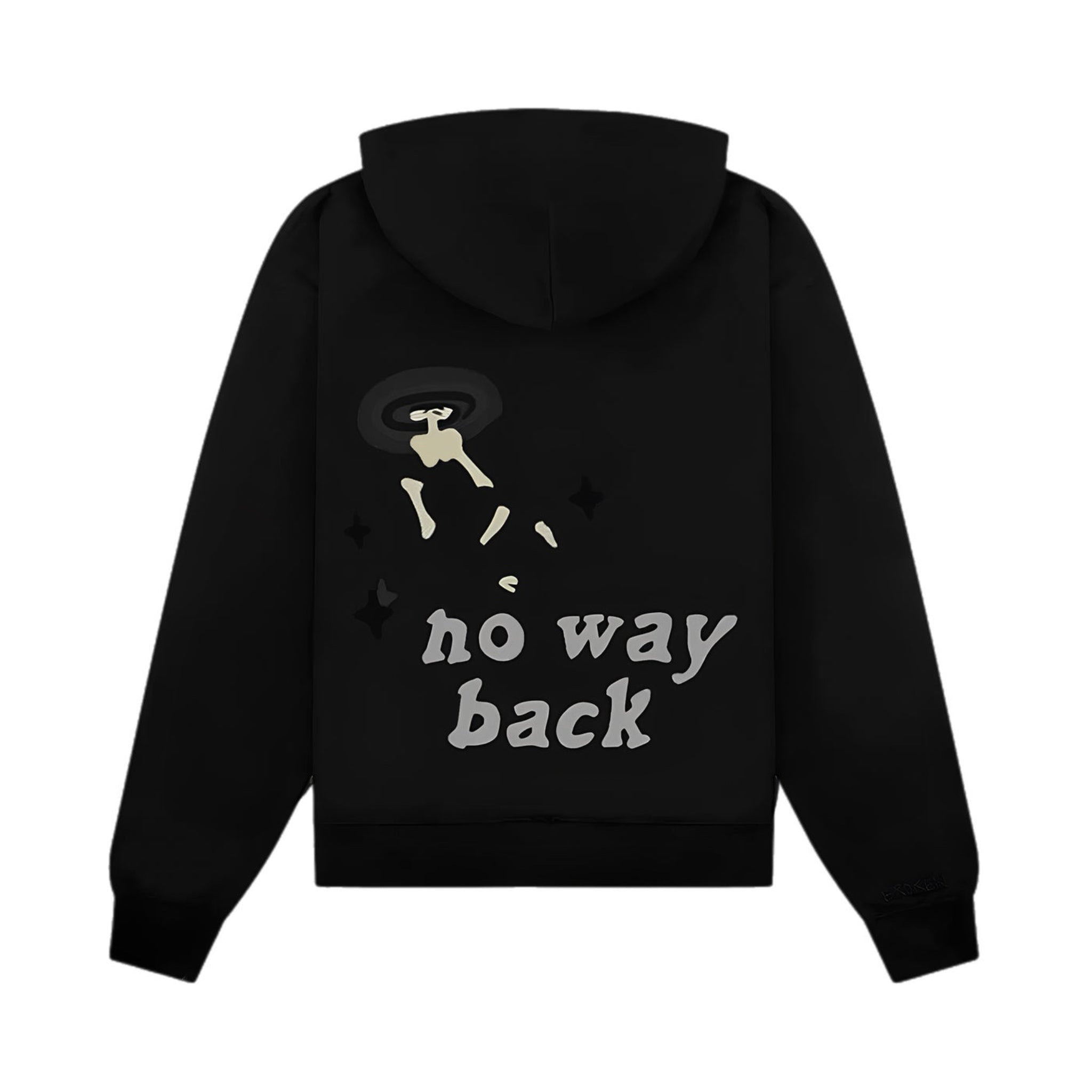 Broken Planet Trapped In Time Hoodie - Soot Black