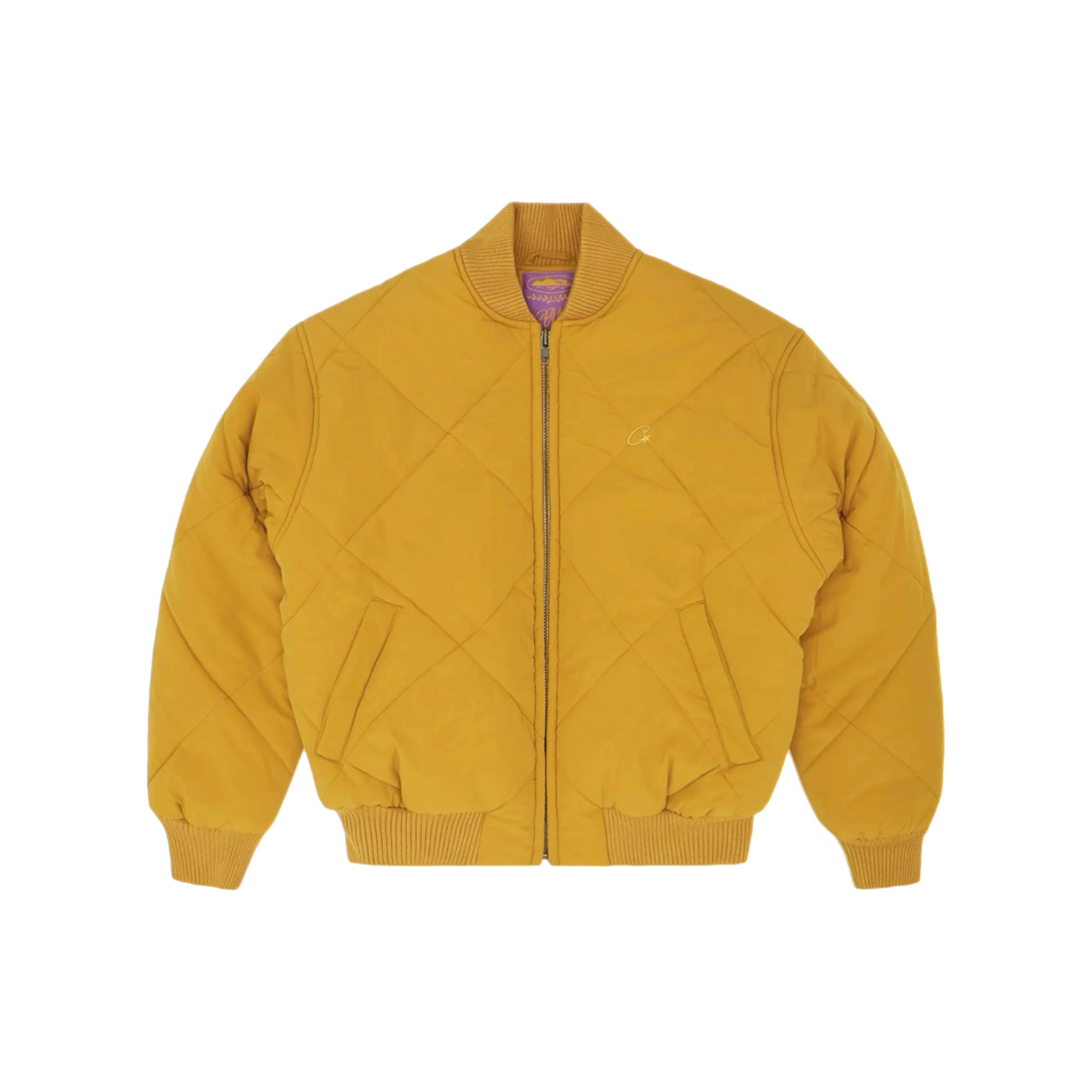 Corteiz Olde English Quilted Bomber Jacket