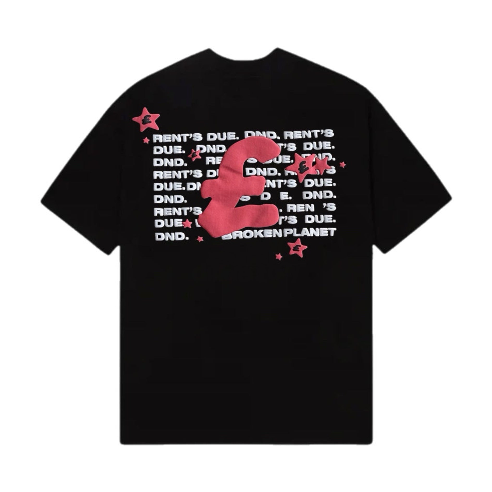 Broken Planet X Nemzzz Rent’s Due T-shirt - Midnight Black