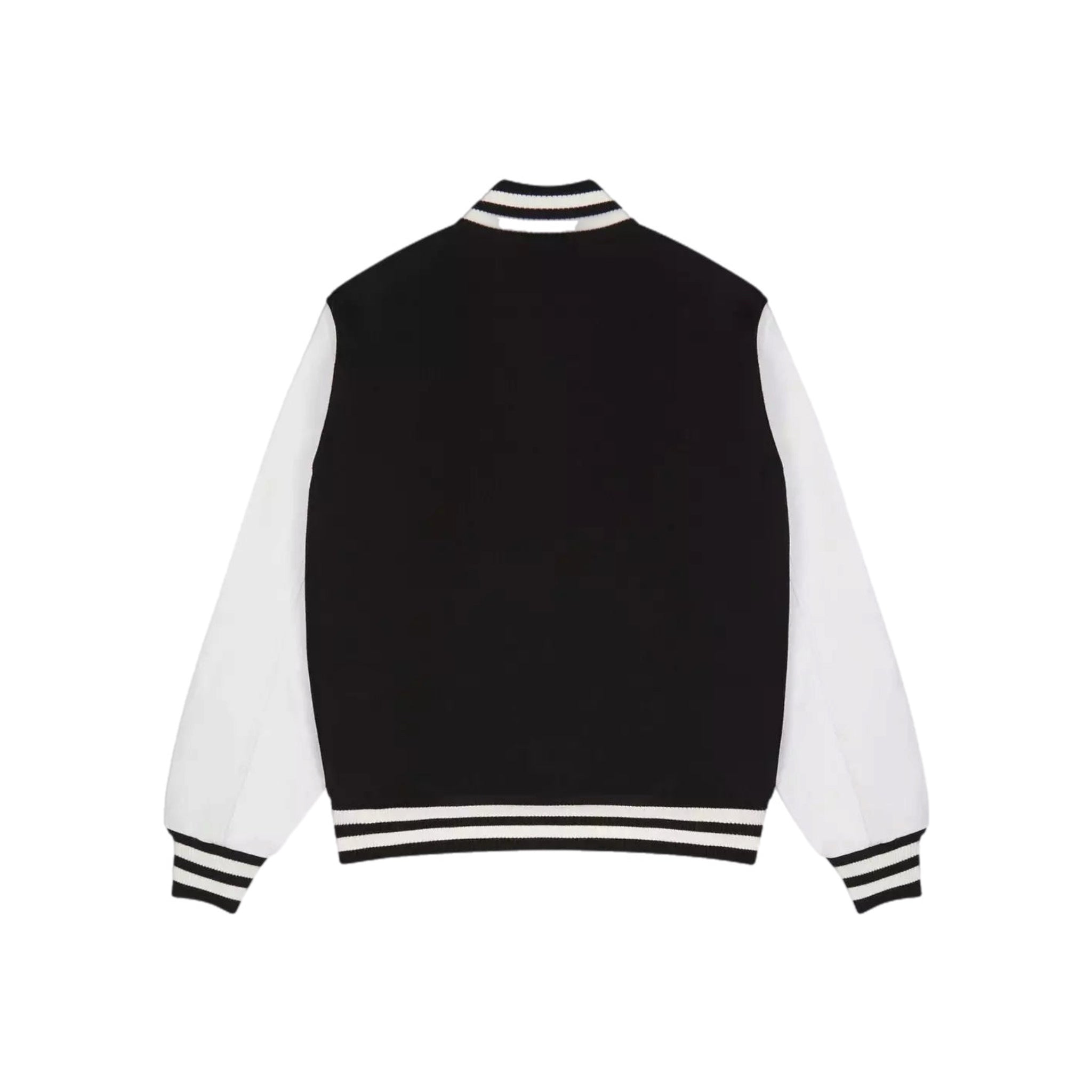 Trapstar Hyperdrive Chenille Varsity Jacket - Black/White