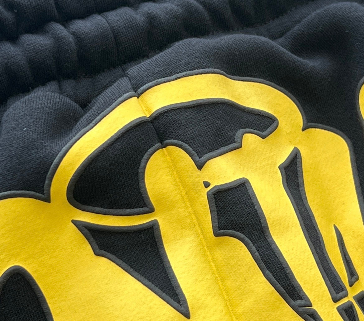 Syna World OG Tracksuit - Black/Yellow