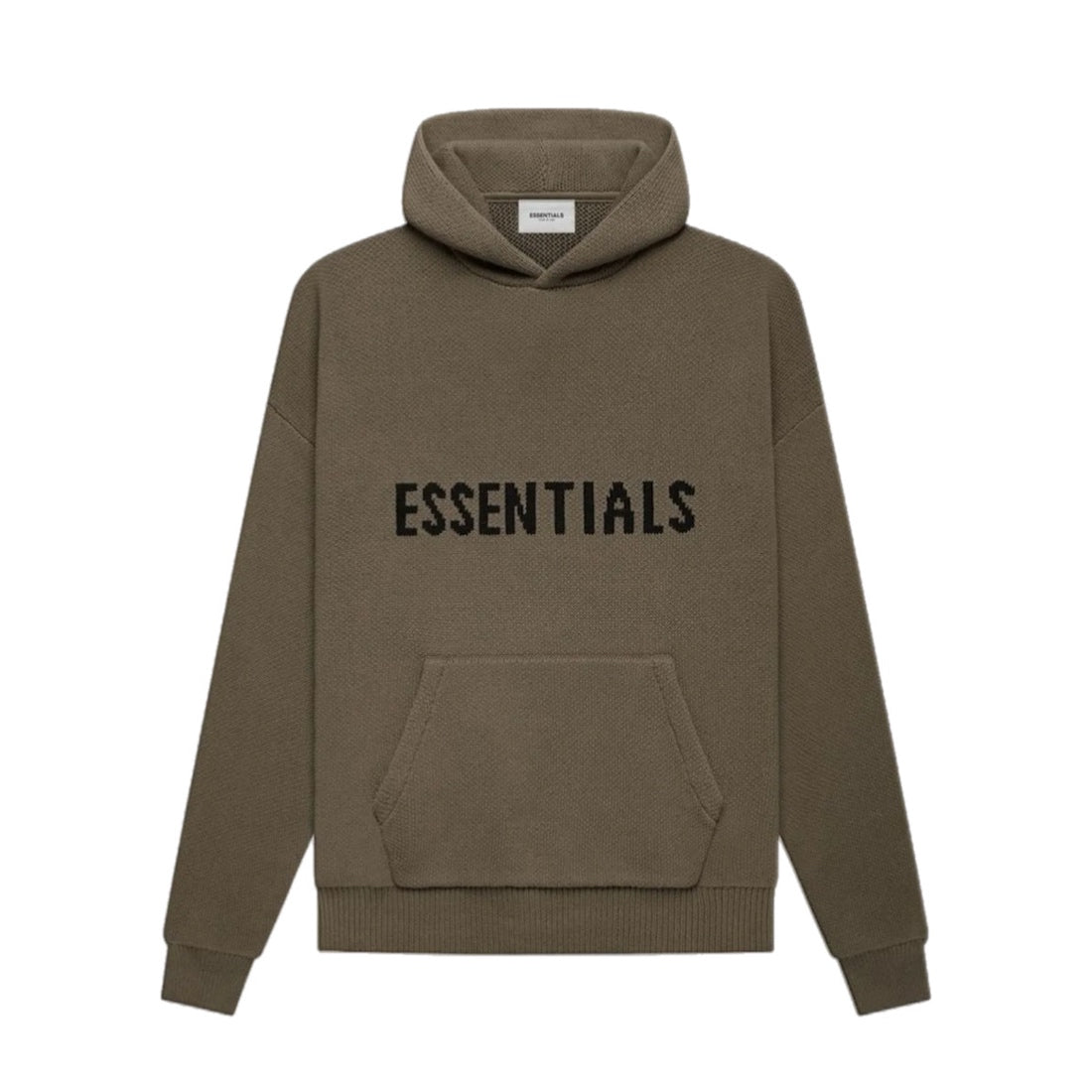 Fear Of God Essentials Knit Pullover Hoodie - Harvest