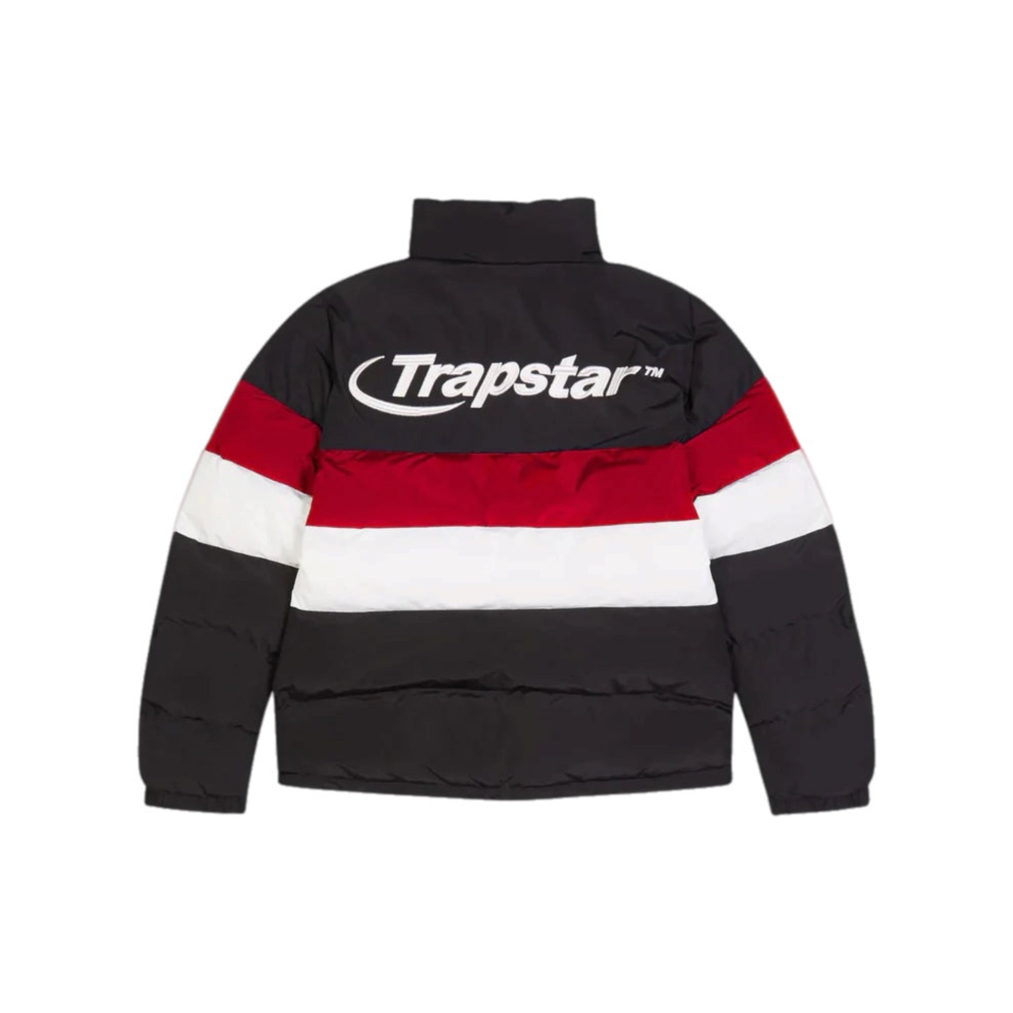 Trapstar Hyperdrive Puffer Jacket - Black/Red/White