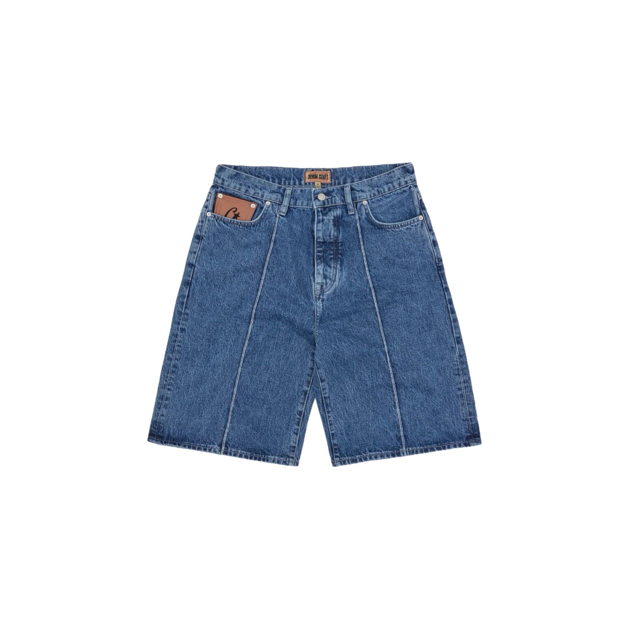 Corteiz C-Star Denim Shorts - Blue